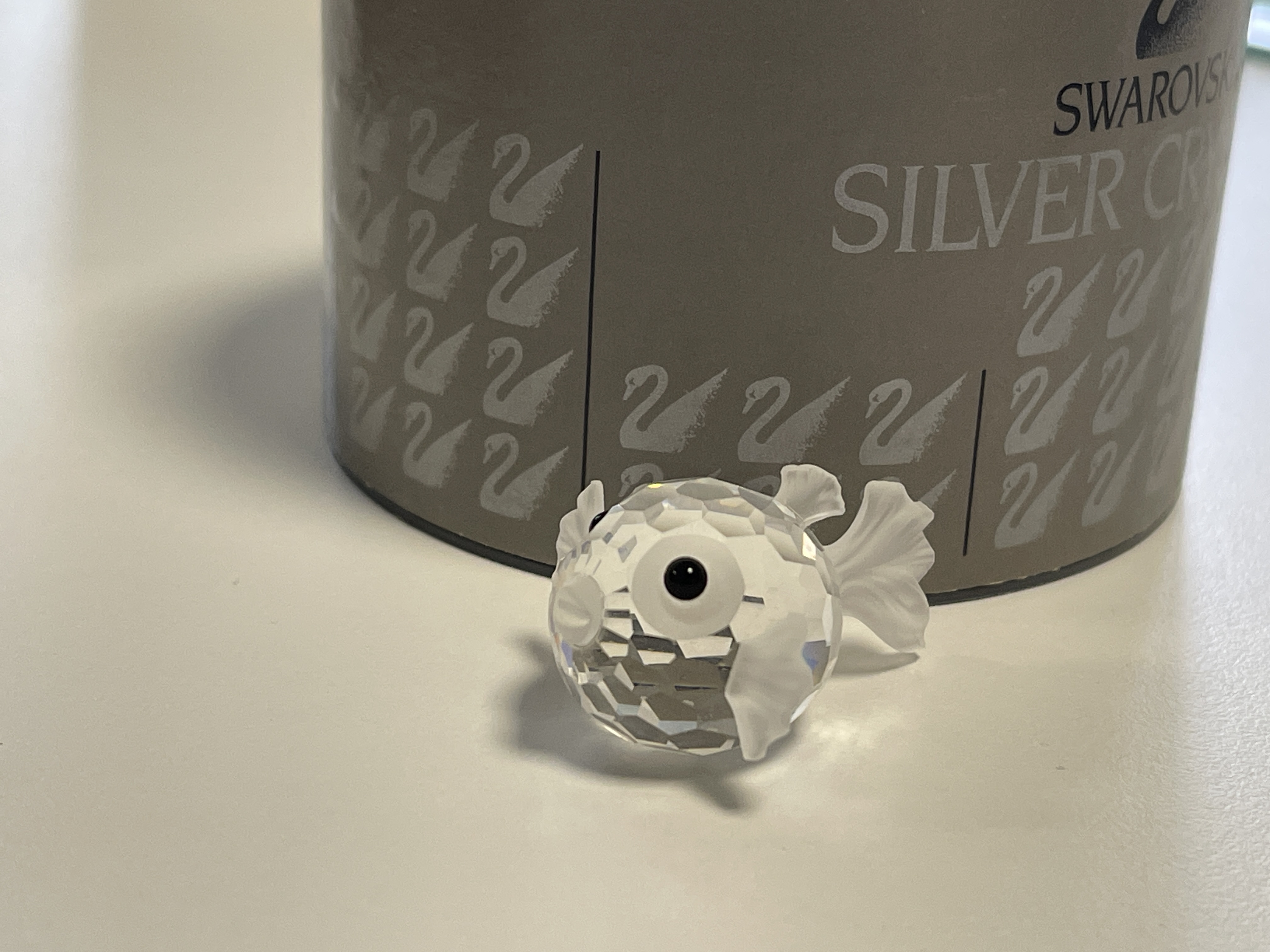  Swarovski Figur 013960 Kugelfisch 4 cm. mit Ovp & Zertifikat. Top Zustand. 