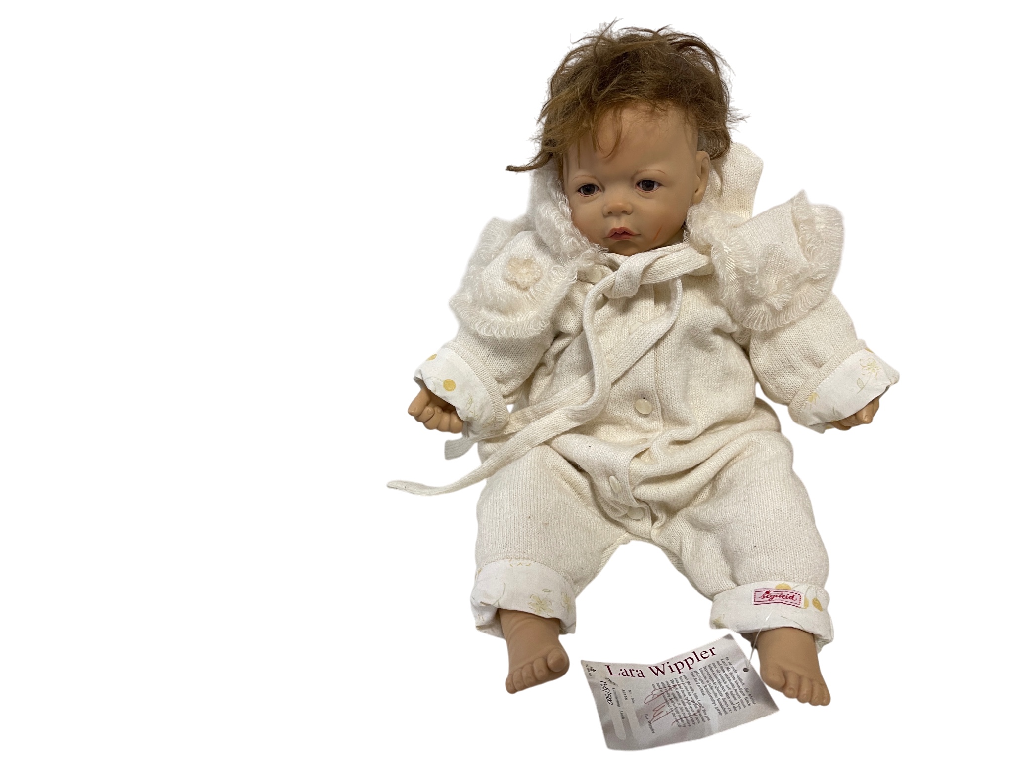 Sigikid Ilse Wippler Vinyl Puppe 53 cm. Top Zustand 