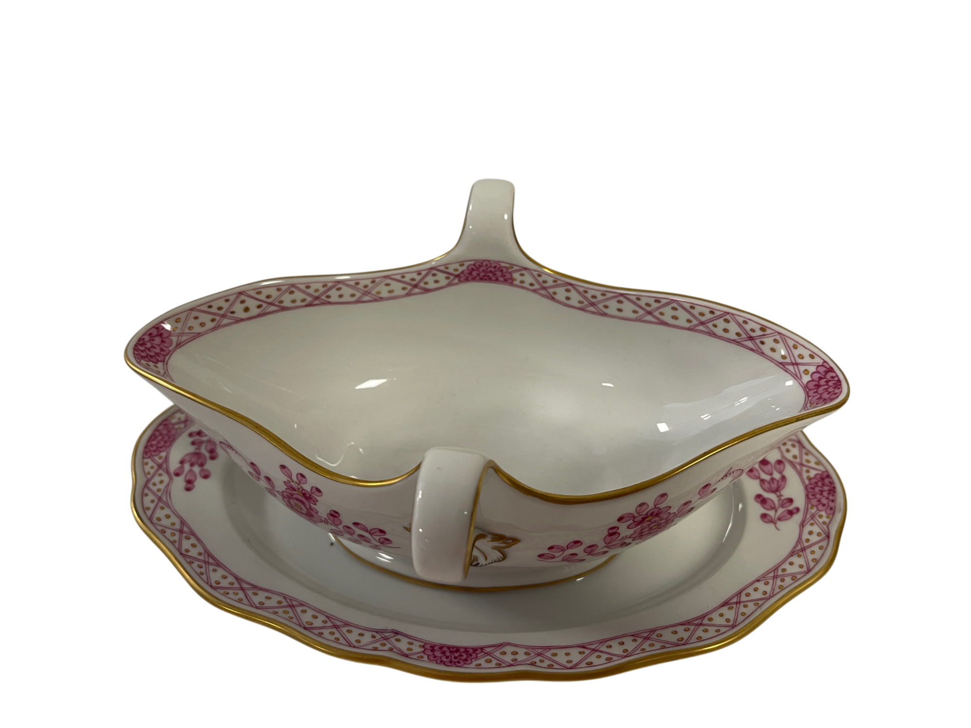  Meissen Porzellan Sauciere 8 x 24 cm. - Top Zustand 