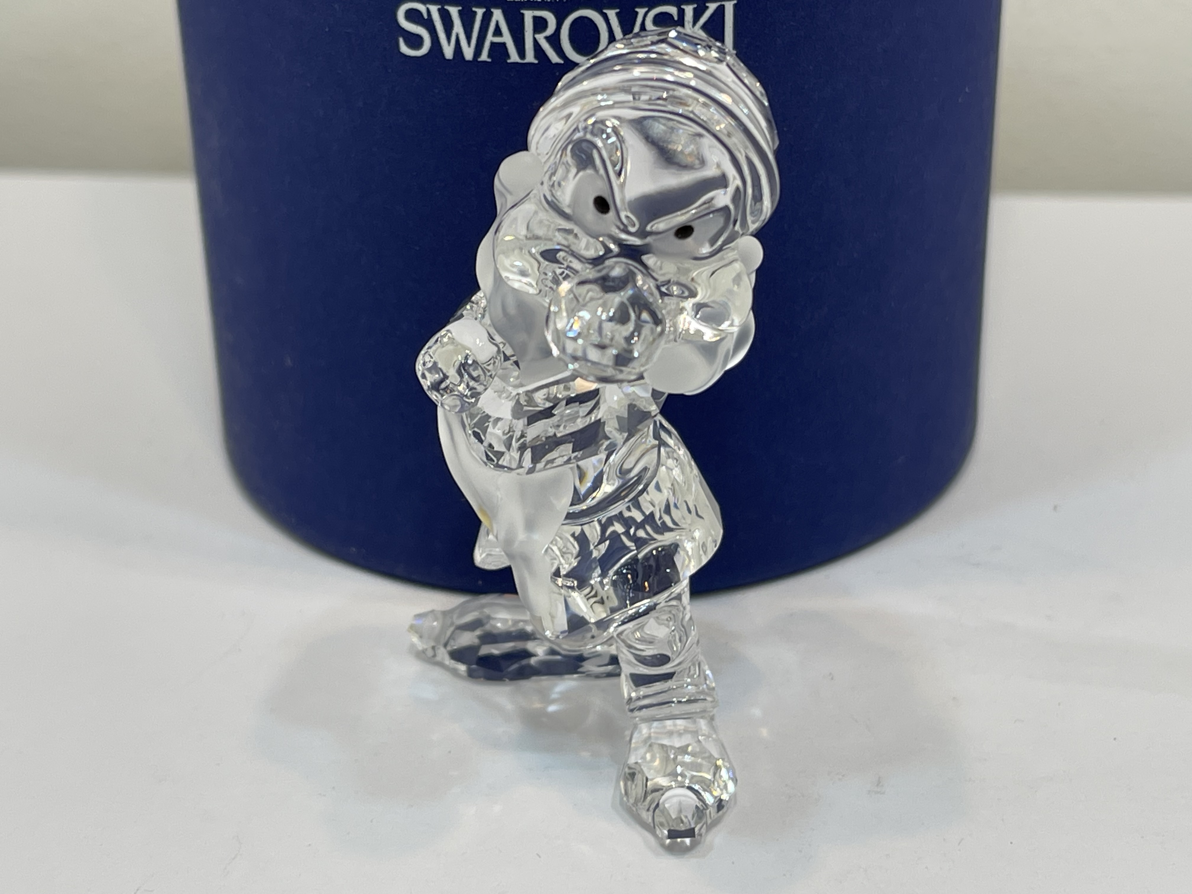 Swarovski Figur 1003380 Schneewittchen Zwerg Grumpy 6,5 cm mit Ovp  - Top Zustand 