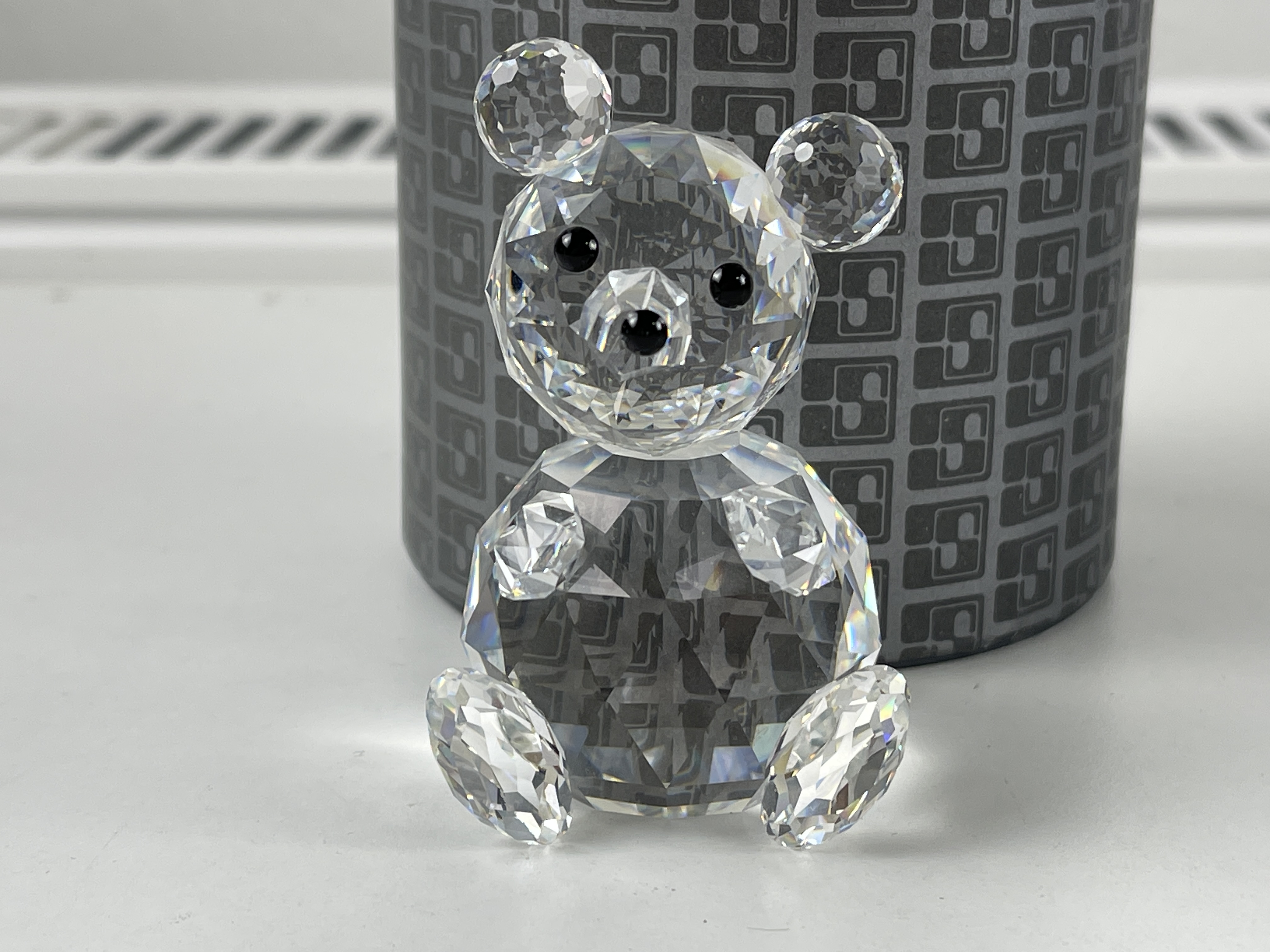 Swarovski Figur 010009 Großer Teddy Bär 7 cm mit Ovp & Zertifikat. Top Zustand