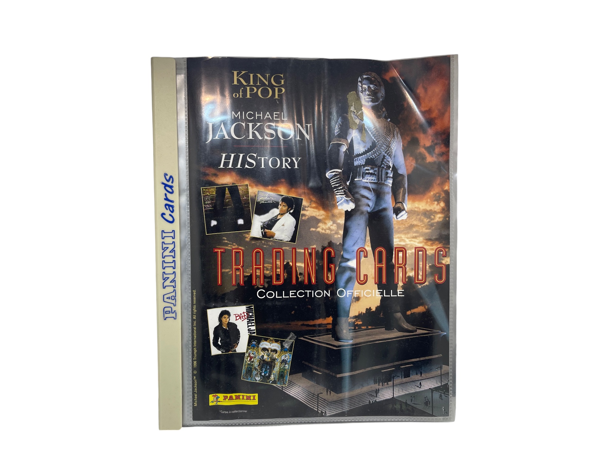 Michael Jackson - Sammelordner inkl. Trading Cards - Französisch - Unvollständig