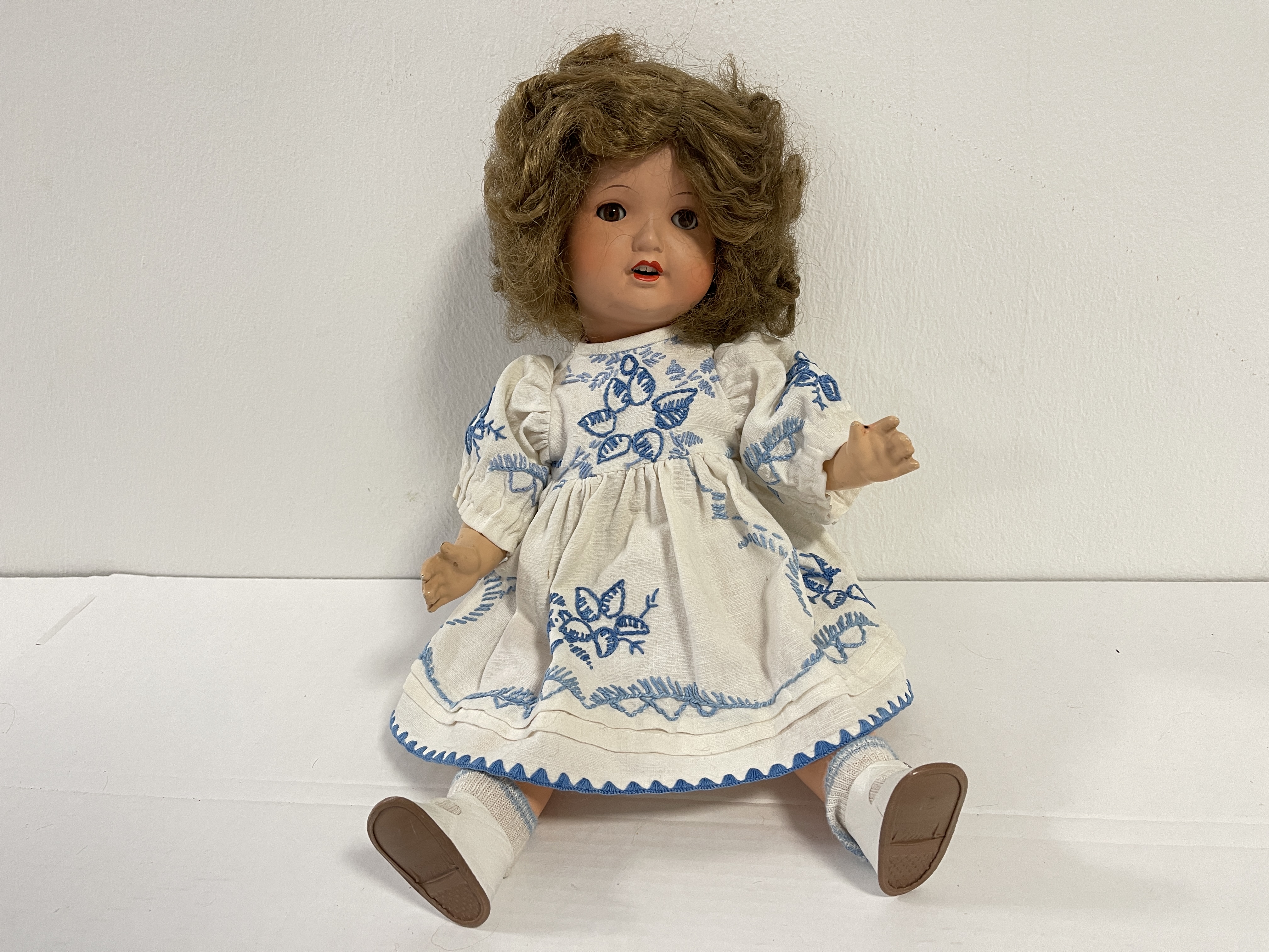 Alte Sonneberg Puppe 40 cm Zustand Siehe Fotos 