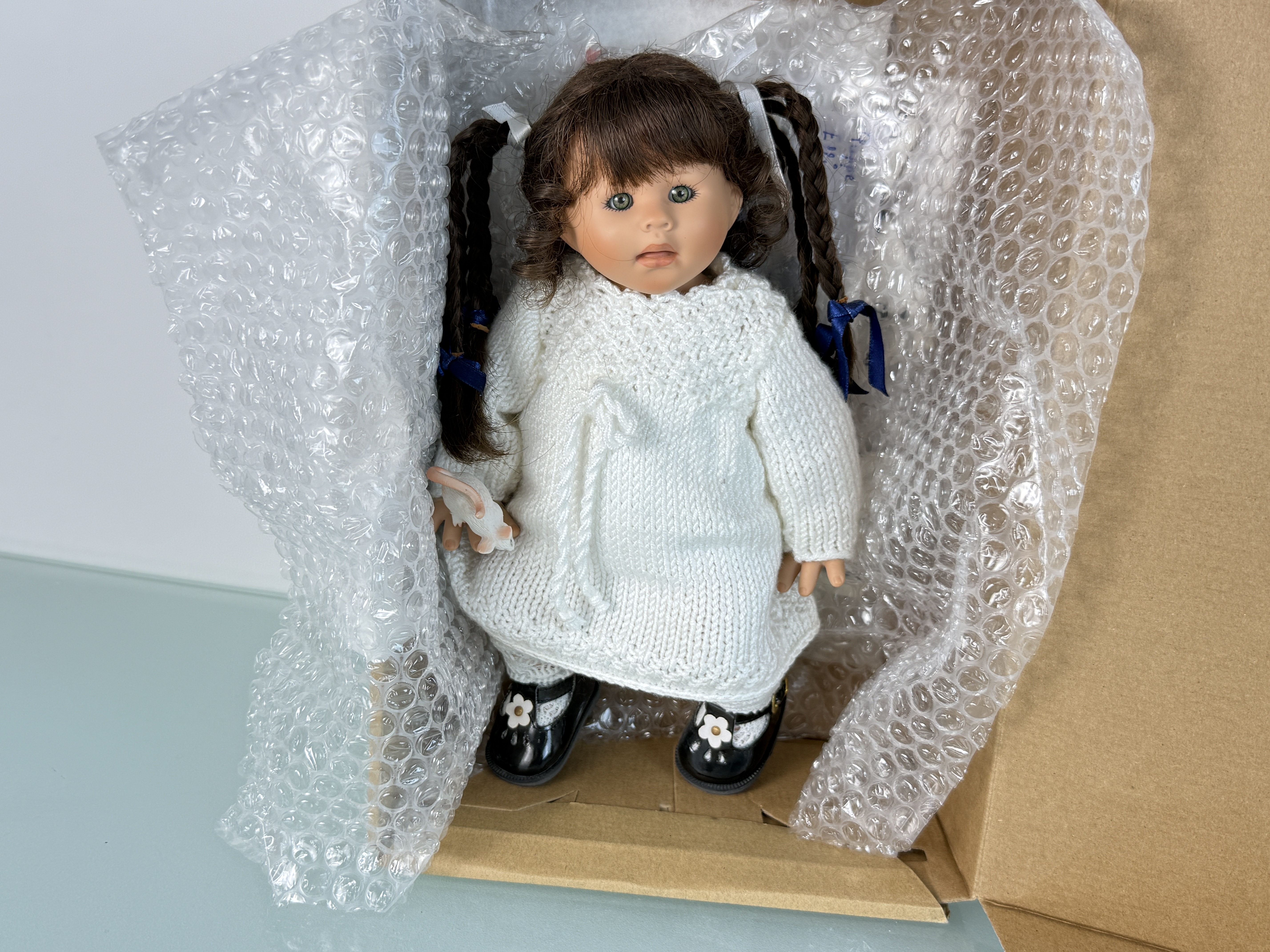 Künstlerpuppe Rosemarie Anna Müller Puppe 28 cm. Top Zustand