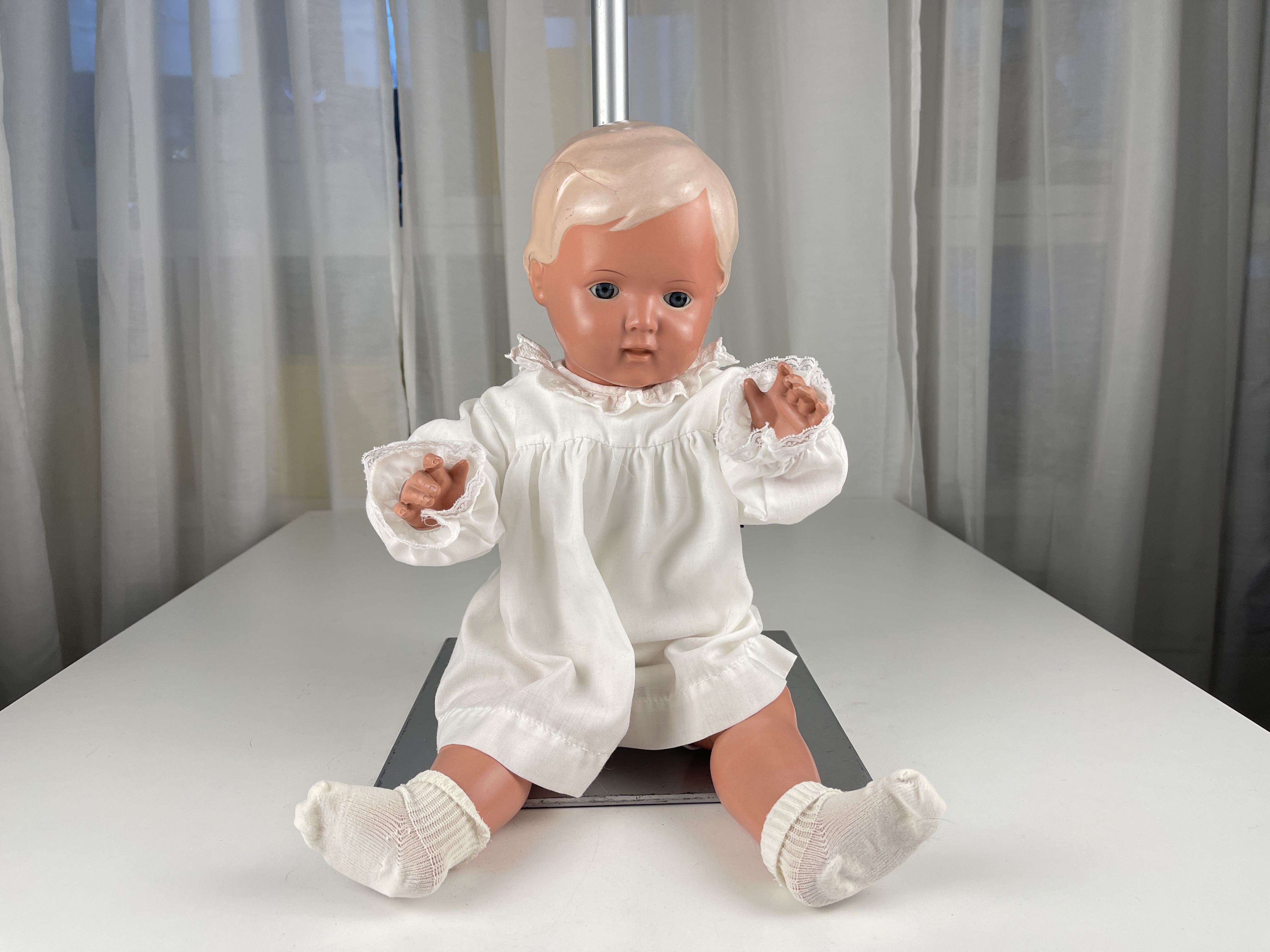 Schildkrötpuppe Tortulon Puppe 46 cm Zustand siehe Fotos  