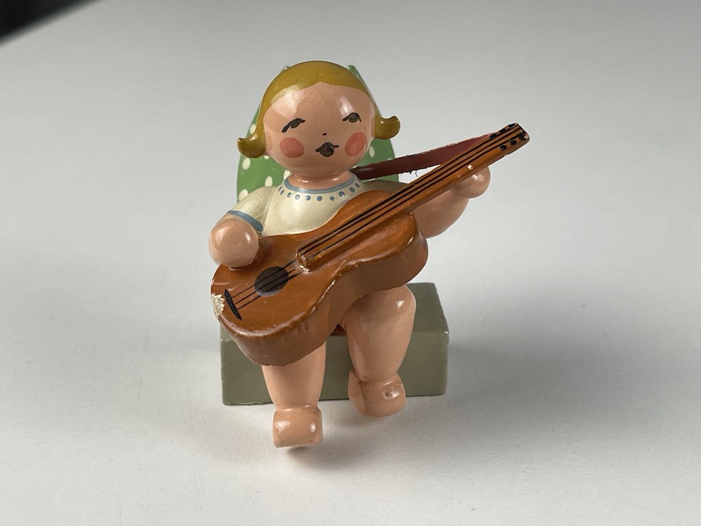 Wendt und Kühn Erzgebirge Figur Engel 5 cm. Zustand  siehe Fotos 