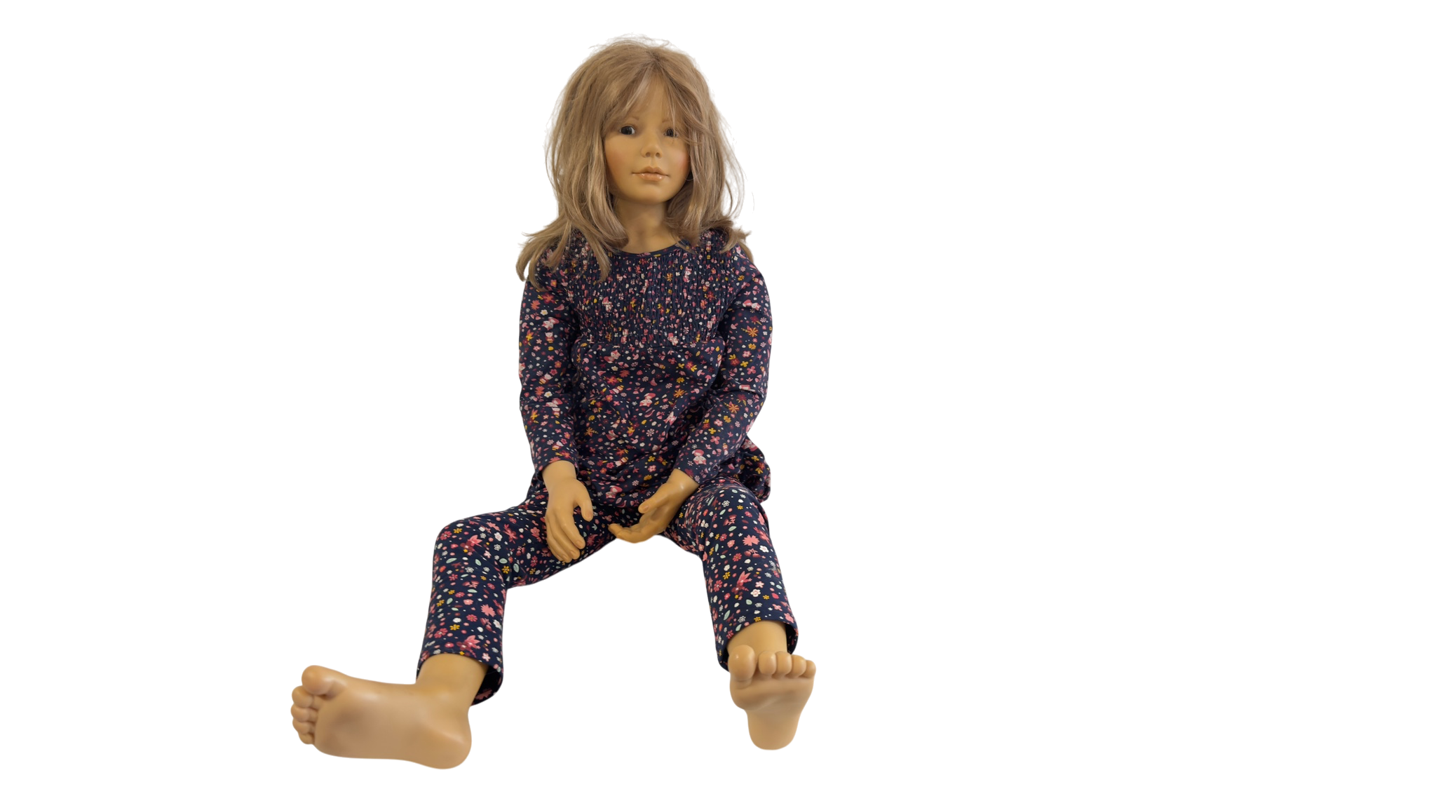 Brigitte Leman Vinyl Künstlerpuppe Puppe 120 cm. Guter Zustand 