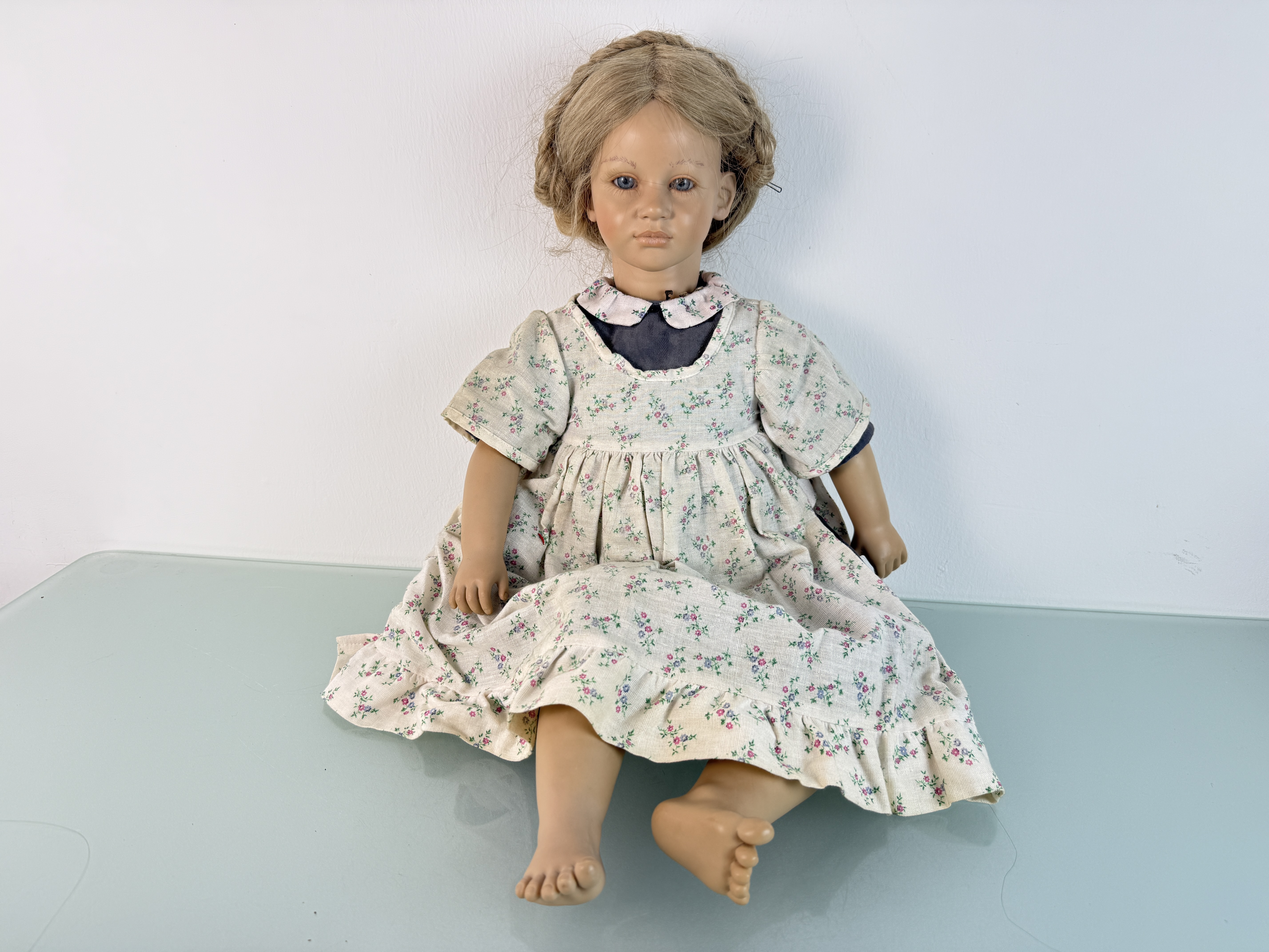 Künstlerpuppe Annette Himstedt Puppe Ellen 65 cm. Top Zustand 