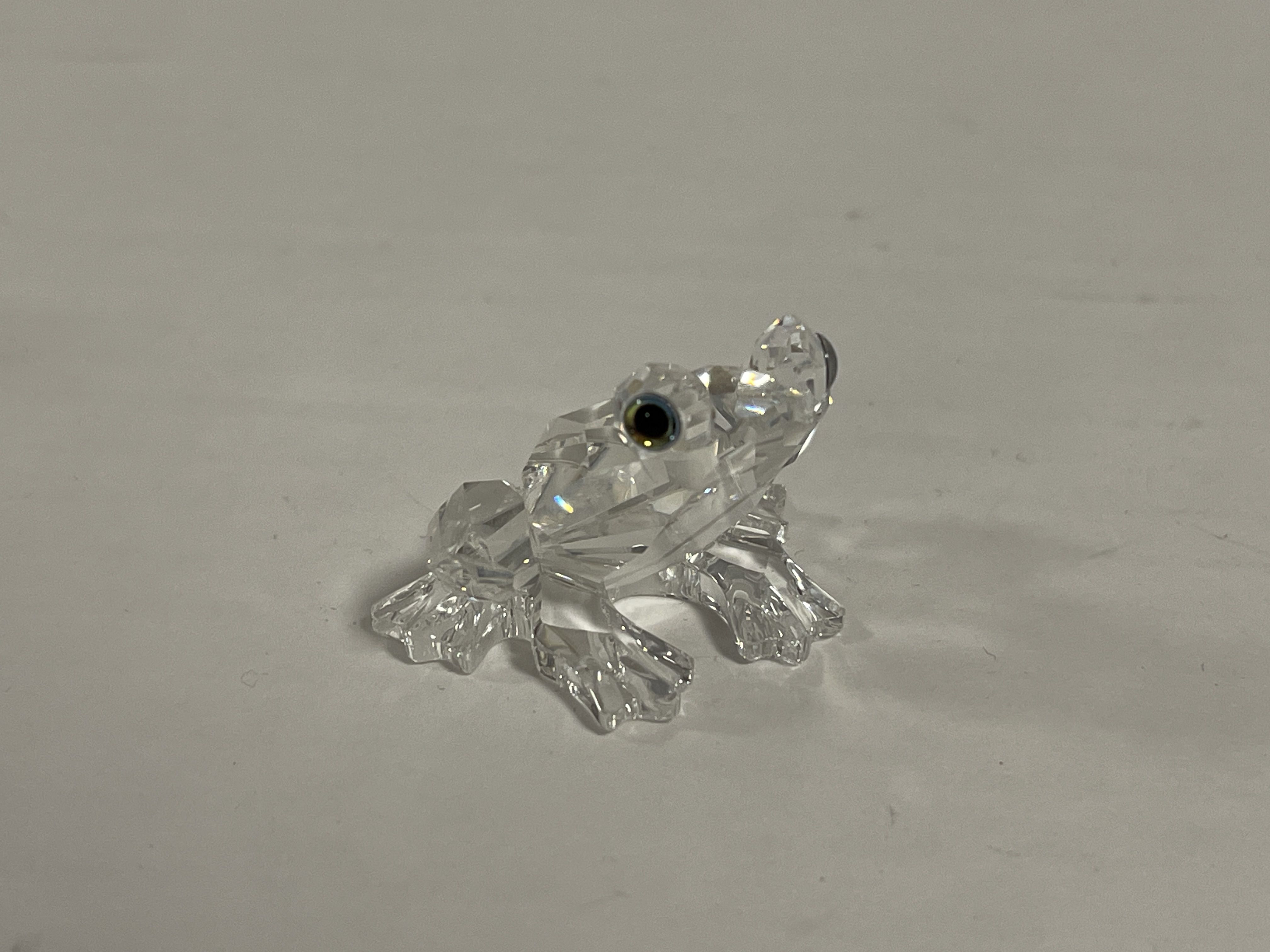  Swarovski Figur Kristall 183113 Frosch Groß 3,5 cm. Top Zustand      