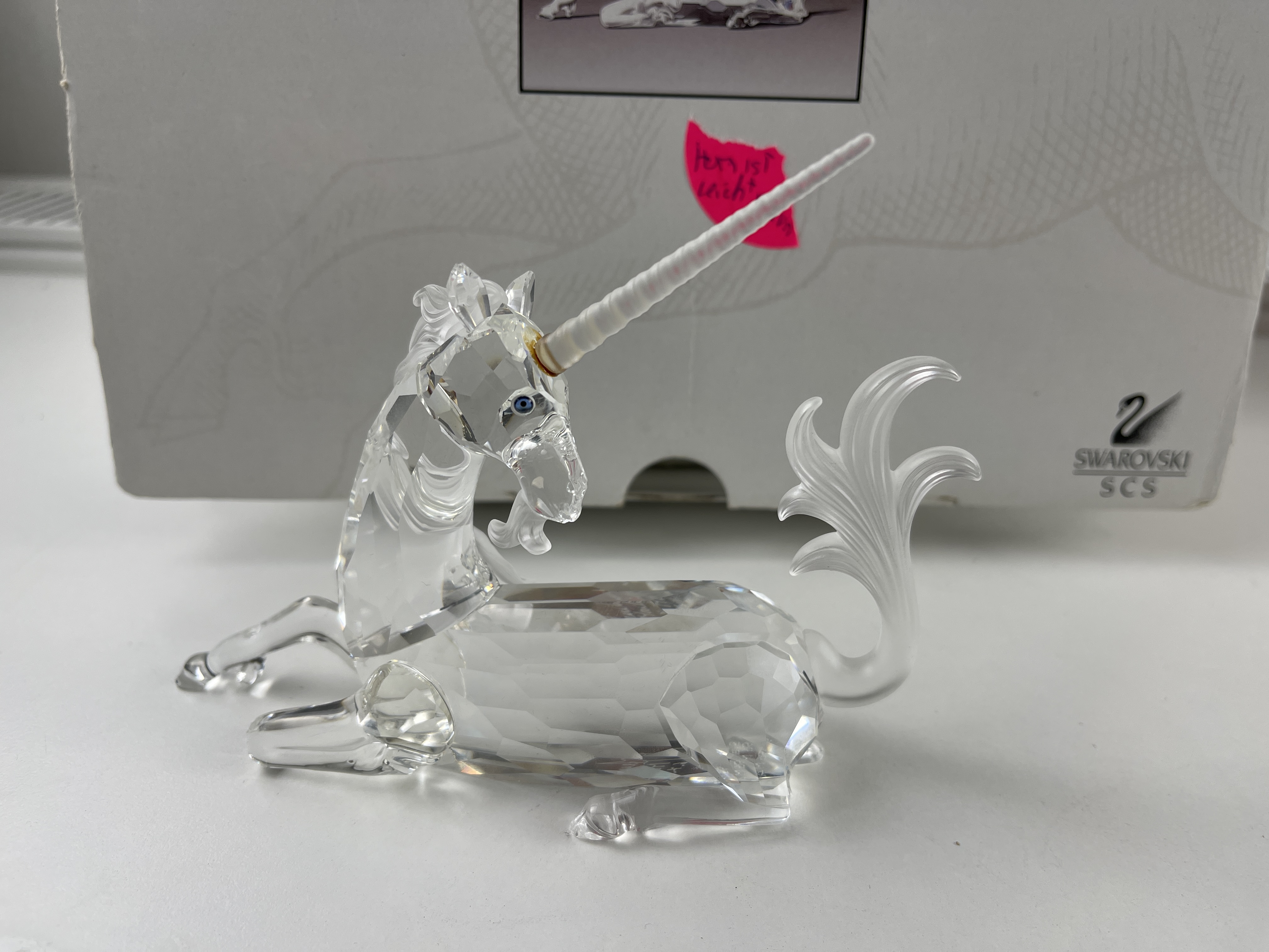  Swarovski Figur 191727 Jahresfigur Einhorn 14 cm OVP  Zustand siehe Fotos 