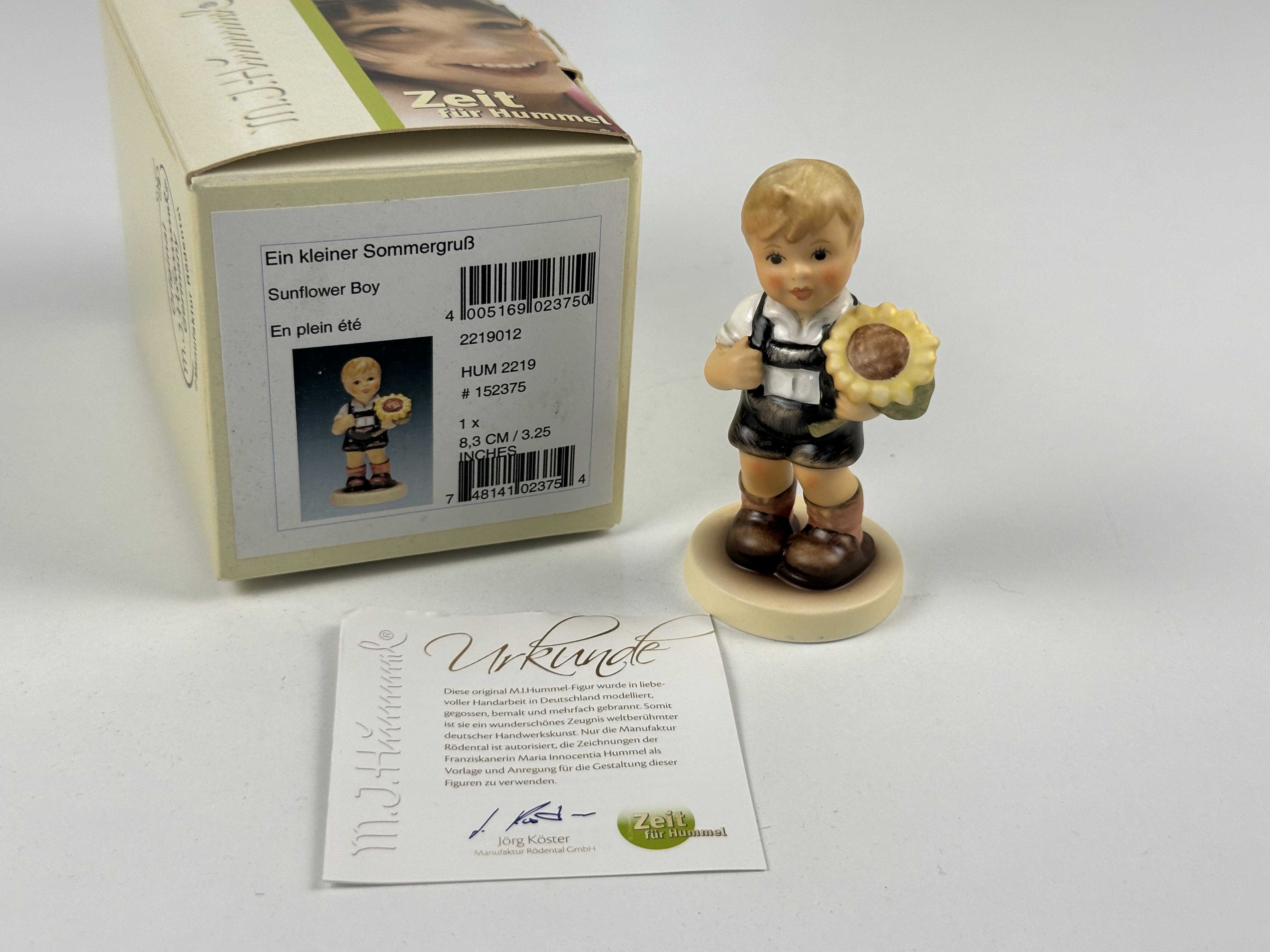 Hummel Figur 2219 Ein kleiner Sommergruß 8,3 cm. 1 Wahl, Top Zustand