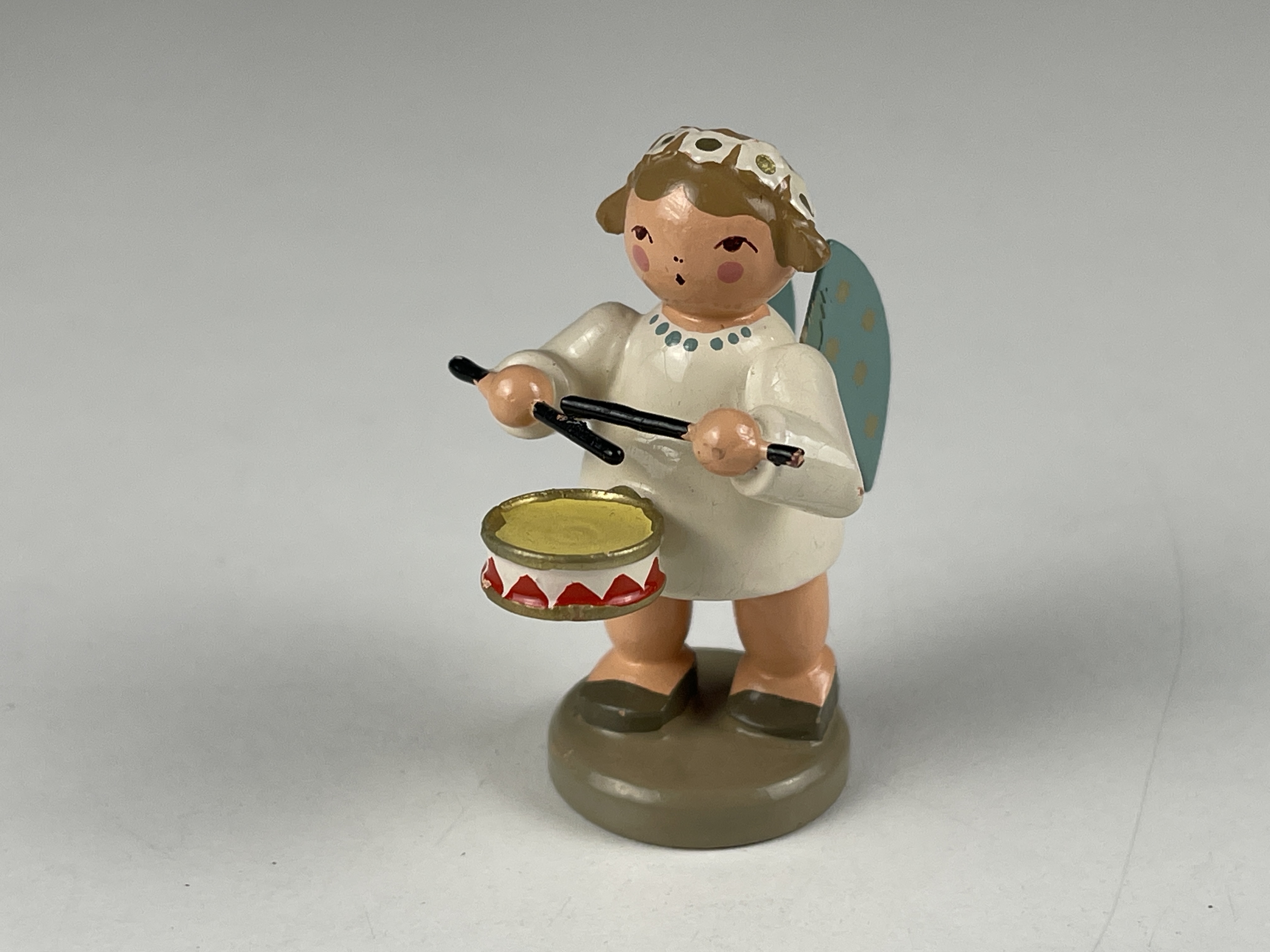 Erzgebirge Figur Engel 5 cm. Zustand siehe Fotos 