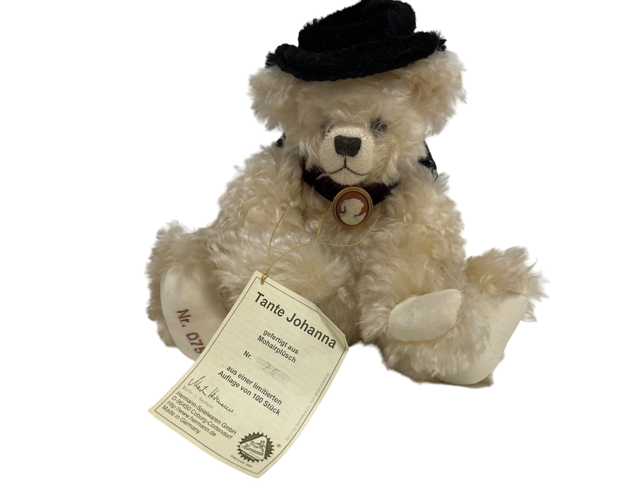 Hermann Sammler Teddy Bär 30 cm.  Top Zustand 