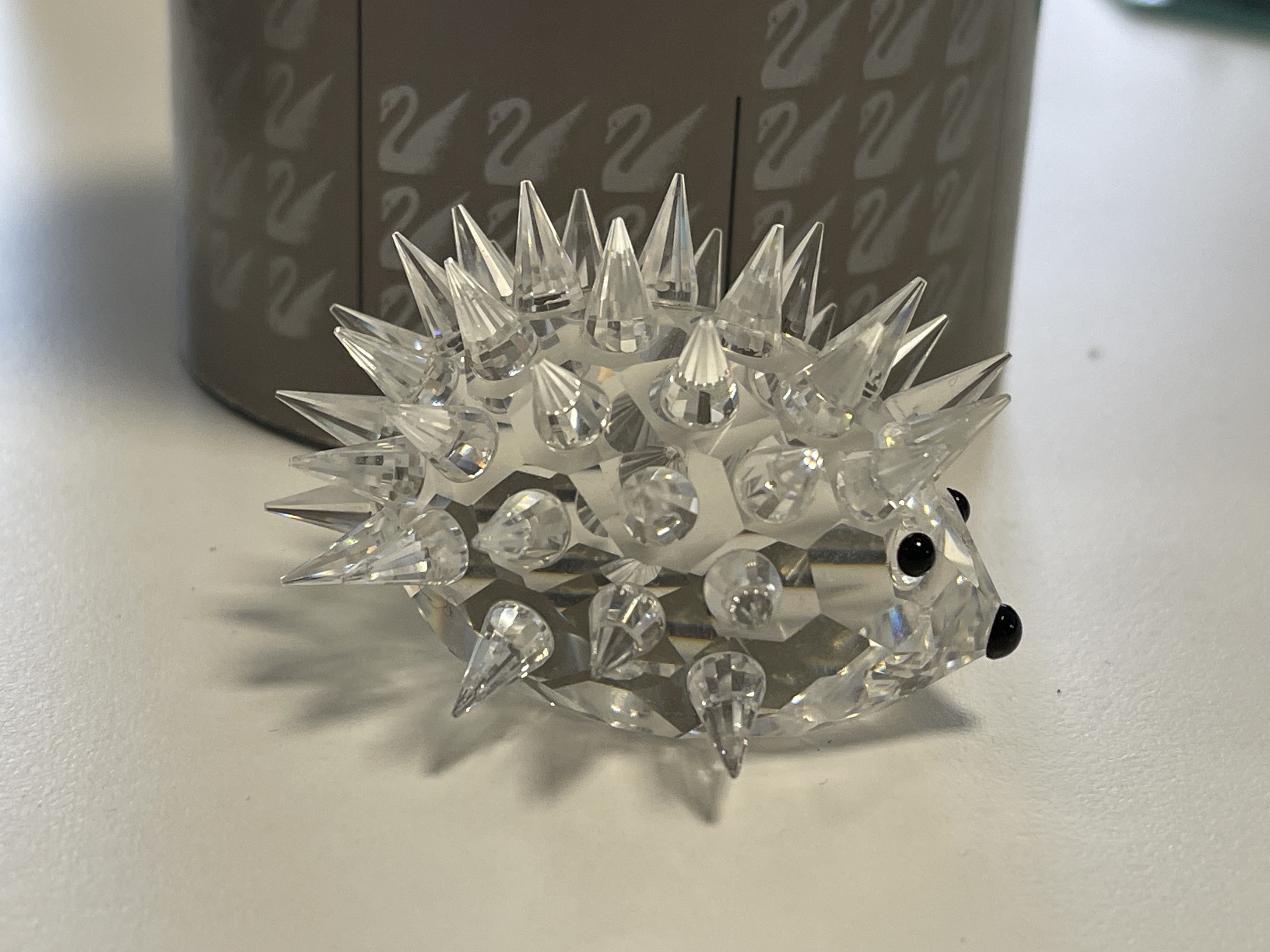 Swarovski Figur Kristall 013265 Igel 6 cm. Ovp Zertifikat Top Zustand  