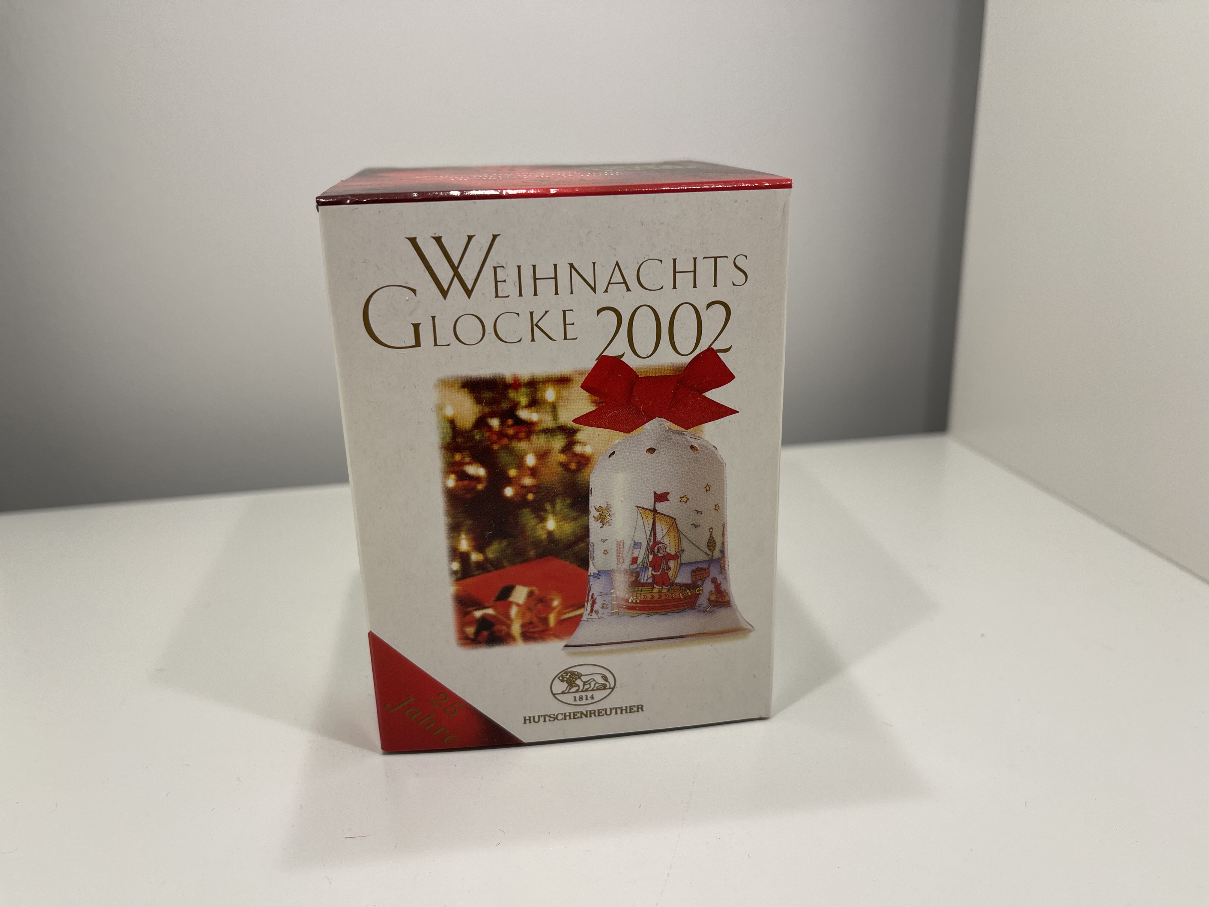  Hutschenreuther Weihnachtsglocke 2002 mit Ovp. 7 cm. Top Zustand.    