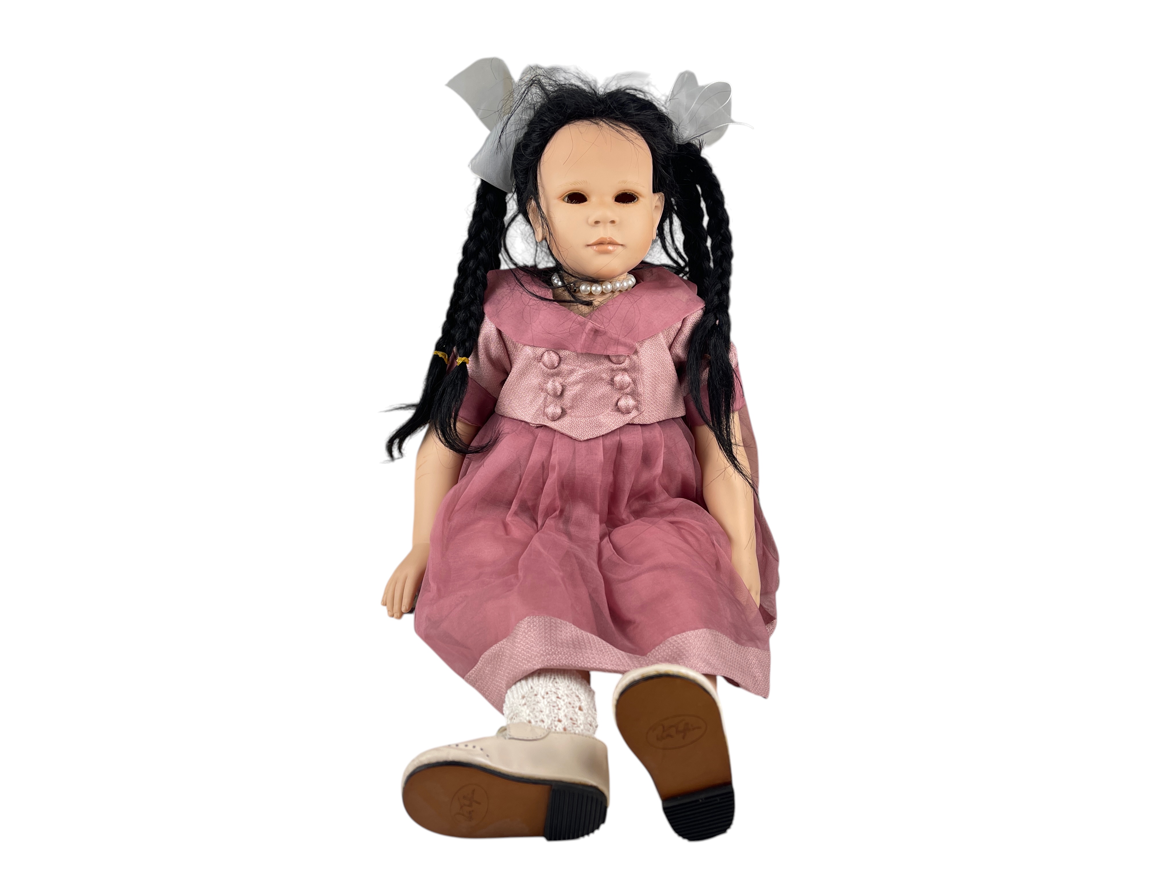 Ruth Treffeisen Vinyl Künstlerpuppe Puppe 60 cm. (Augen reingefallen)