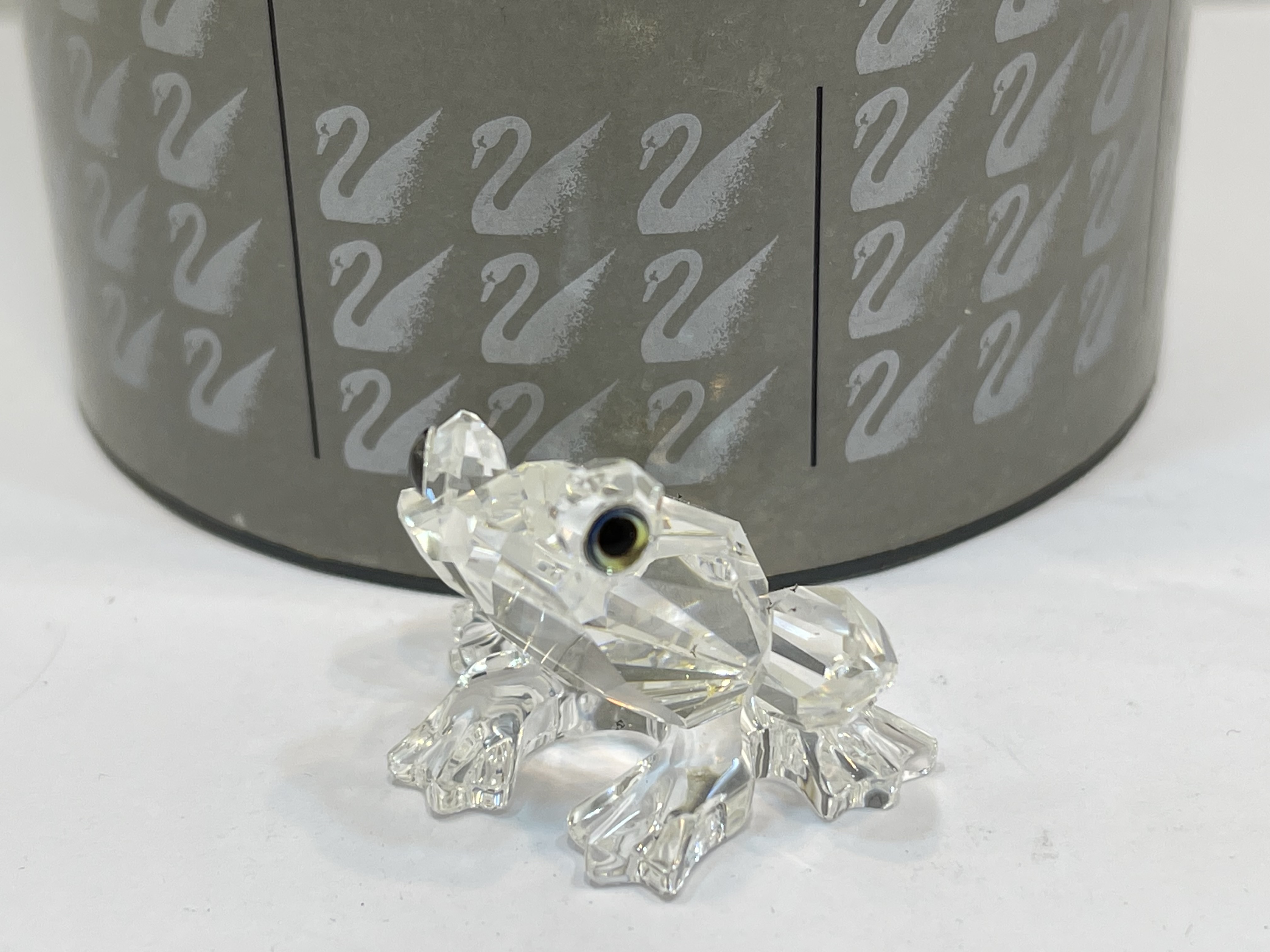  Swarovski Figur 183113 Frosch Groß 3,5 cm. Mit Ovp und Zertifikat. Top Zustand 