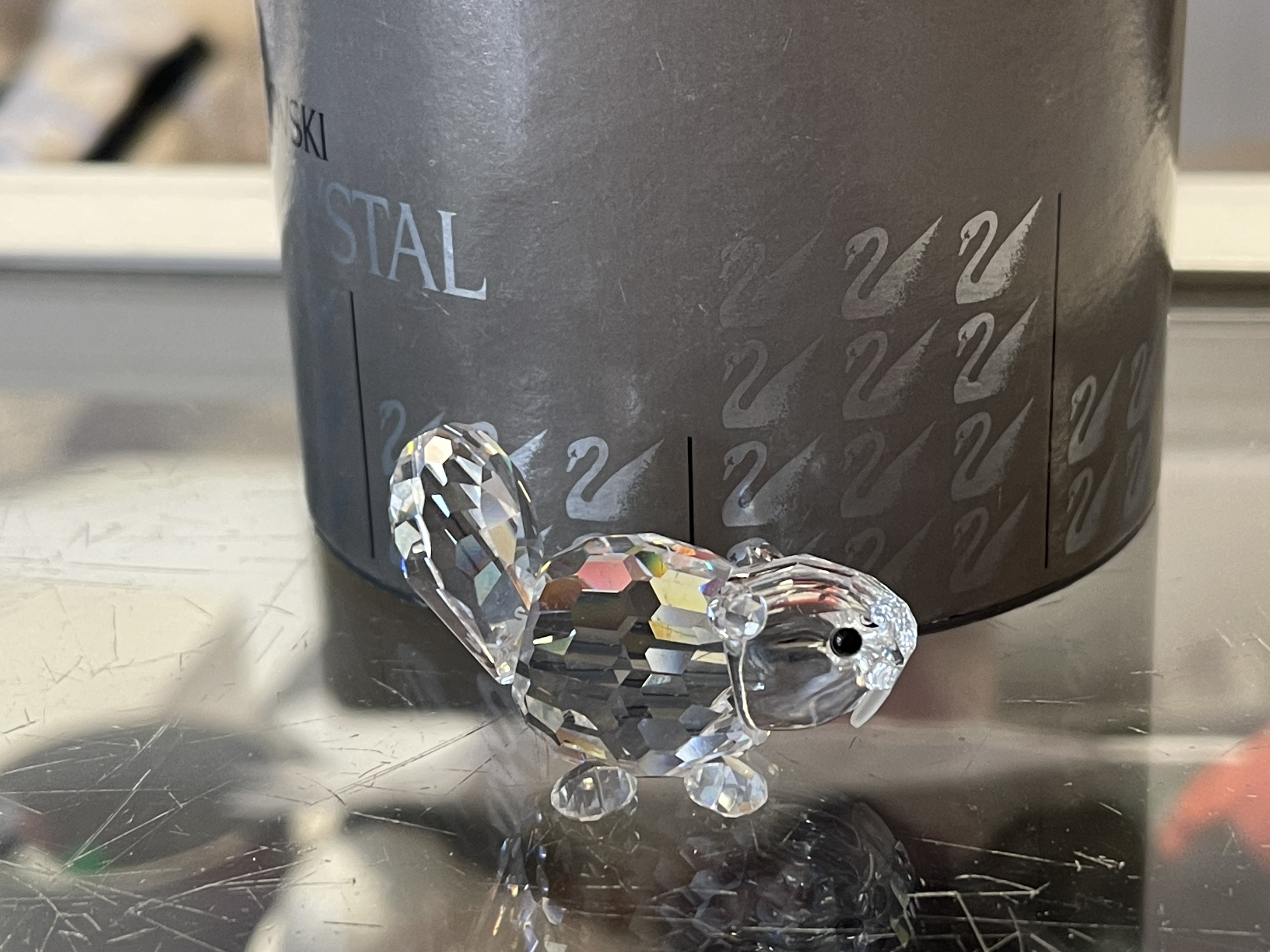 Swarovski Figur 164639 Biber 4 cm. Mit OVP + Zertifikat. Top Zustand 