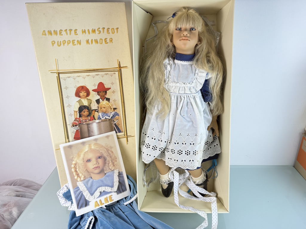 Künstlerpuppe Annette Himstedt Puppe Alke 70 cm. Top Zustand.  