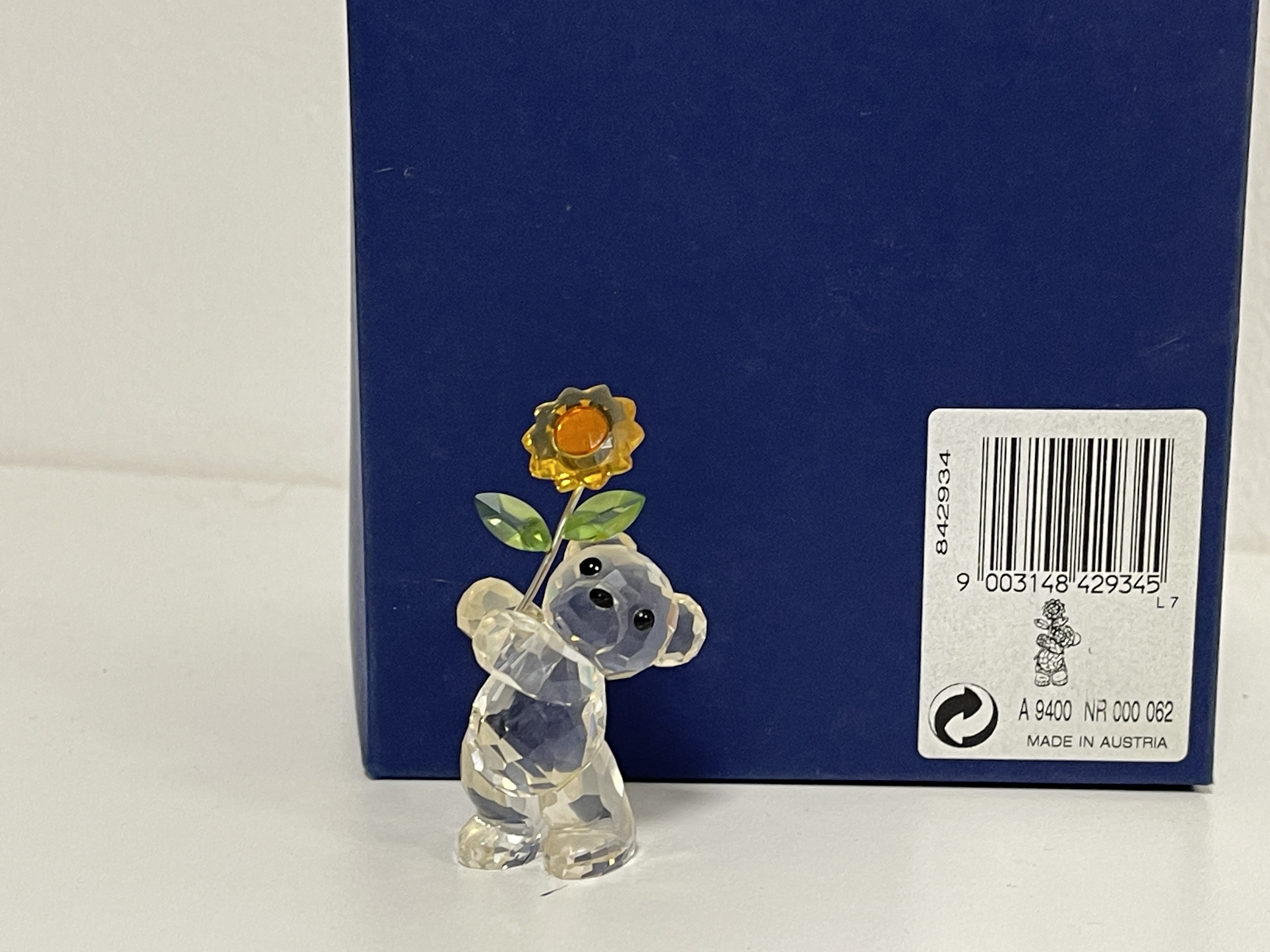 Swarovski Figur 842934 Kris Bär Sonnenblume 5,6 cm - Ovp & Zertifikat Top Zustand   