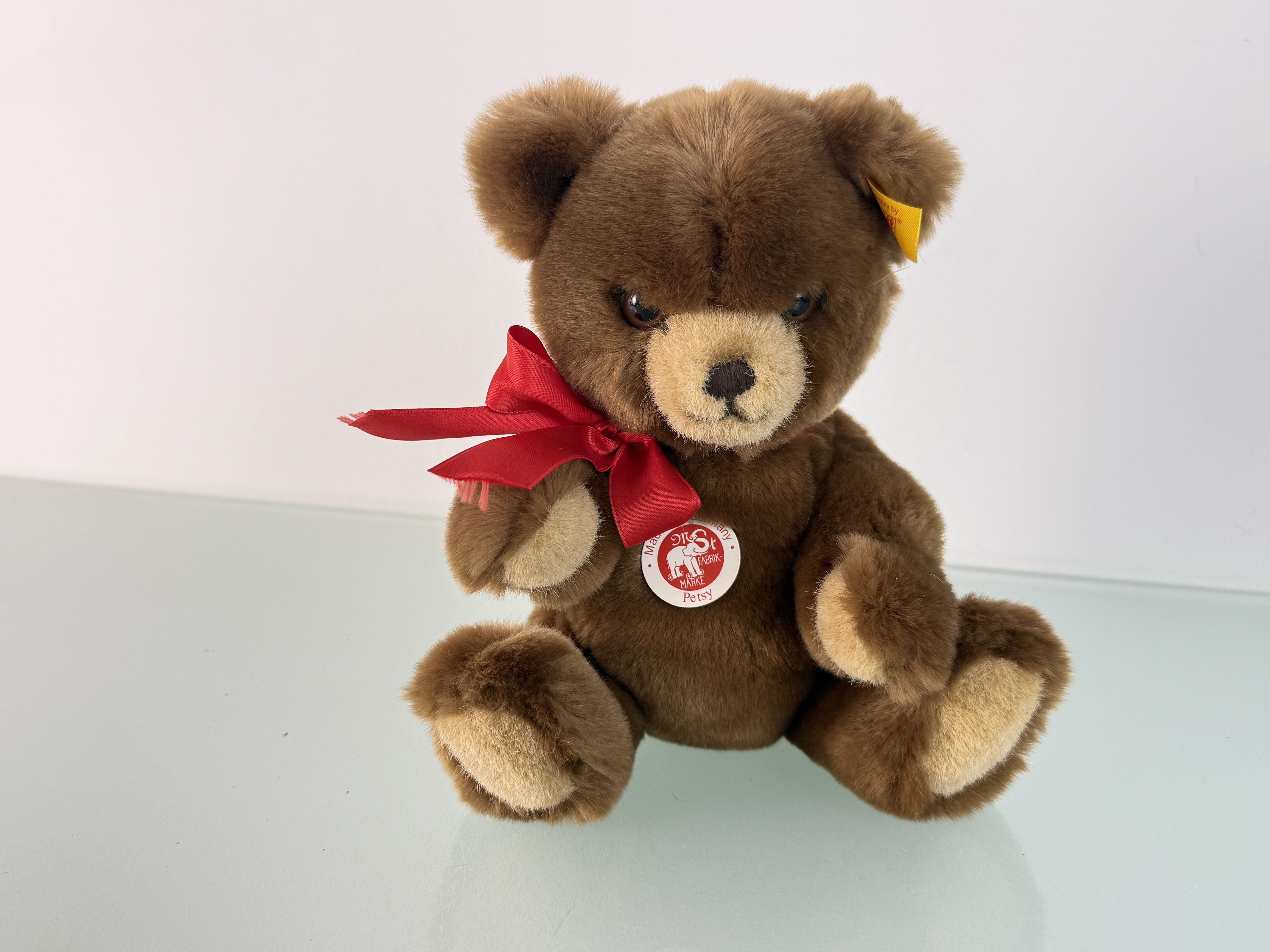 Steiff Tier 012556 Teddy Bär Petsy 26 cm. Top Zustand 