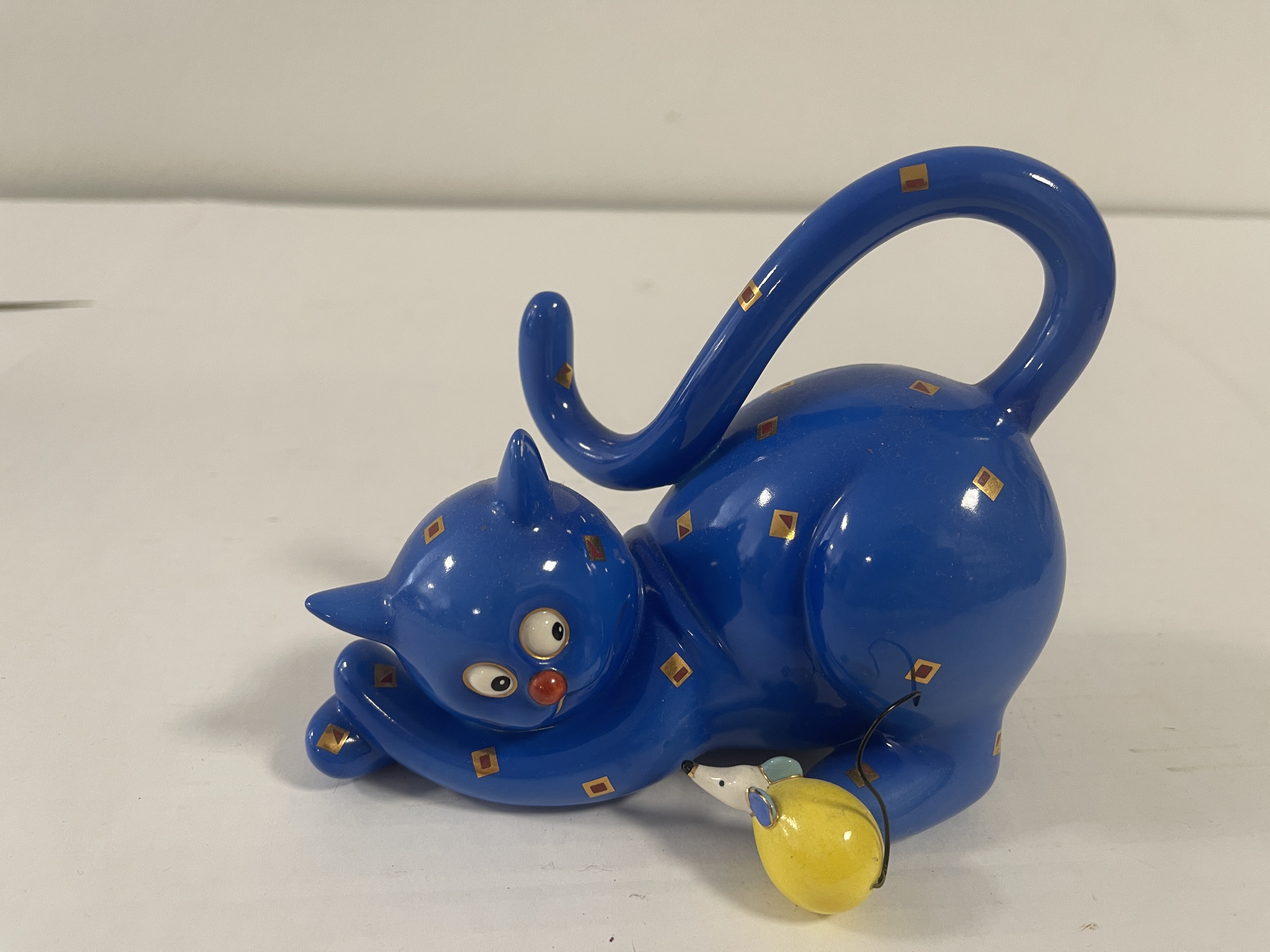 Kaiser Porzellan FigurKatze 12 x 13 cm 1 Wahl Top Zustand    