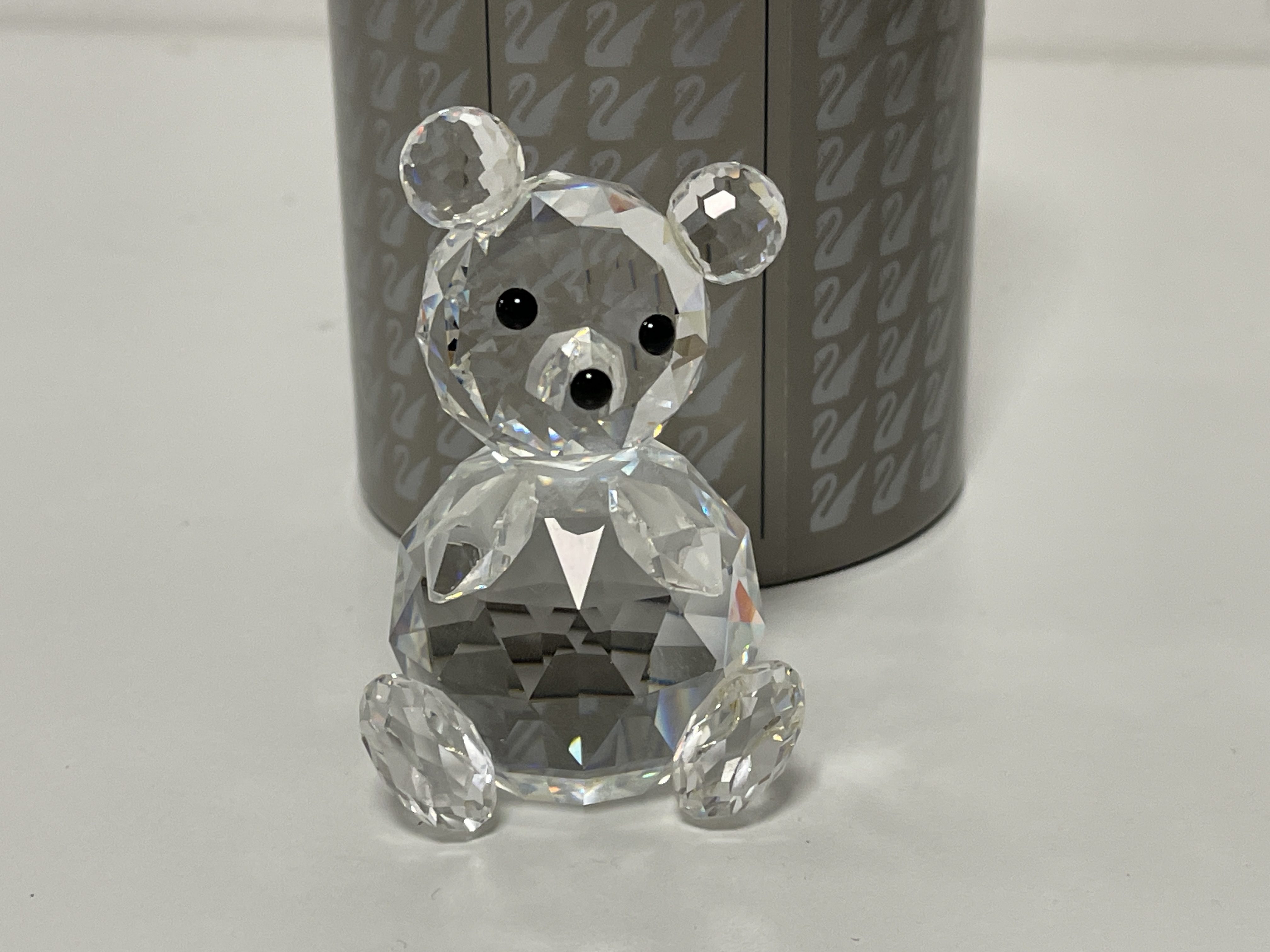 Swarovski Figur 010009 Großer Teddy Bär 7 cm mit Ovp & Zertifikat. Top Zustand  