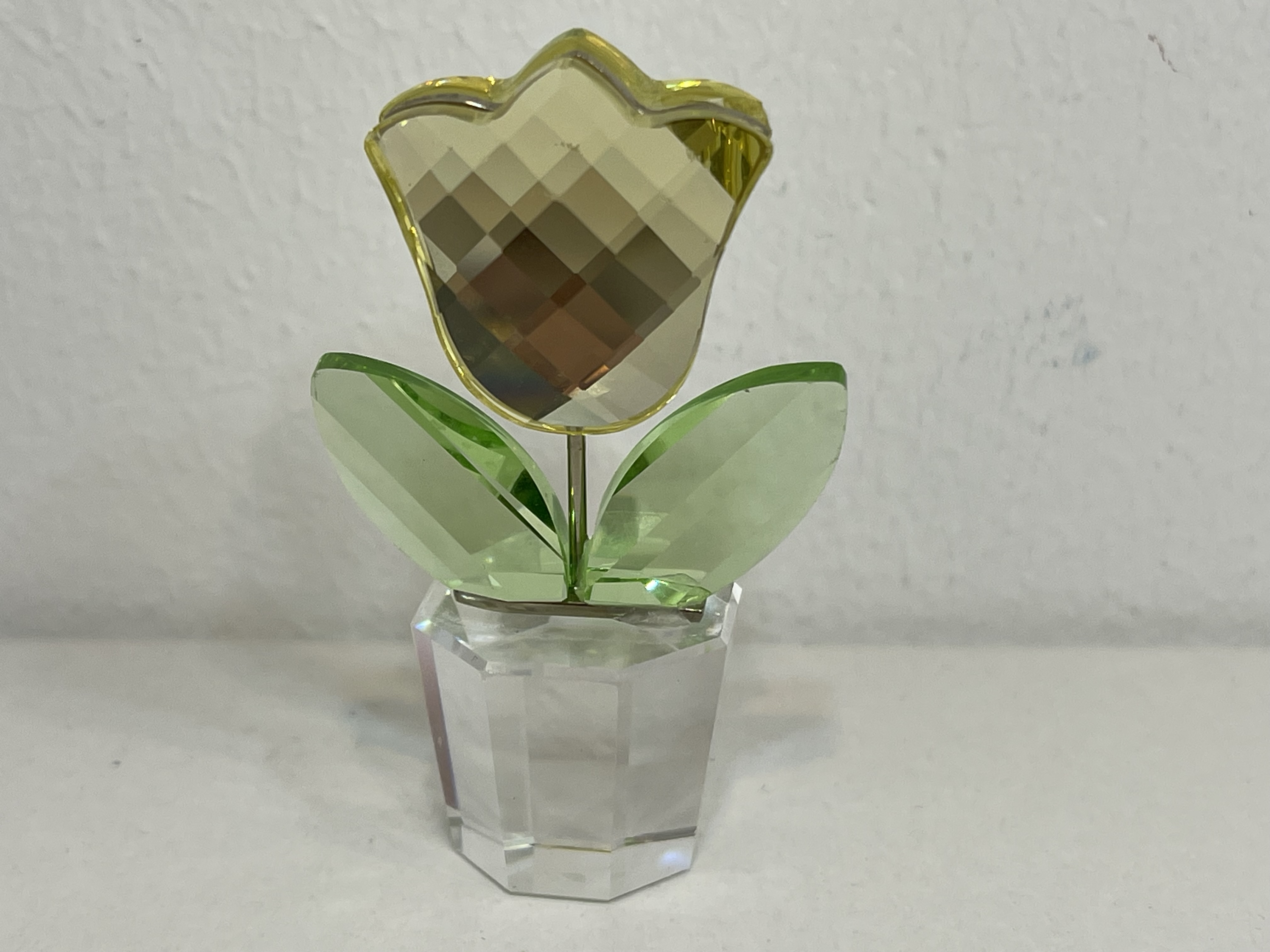 Swarovski Figur 657109 Blume / Blumentopf 5 cm.  Top Zustand  