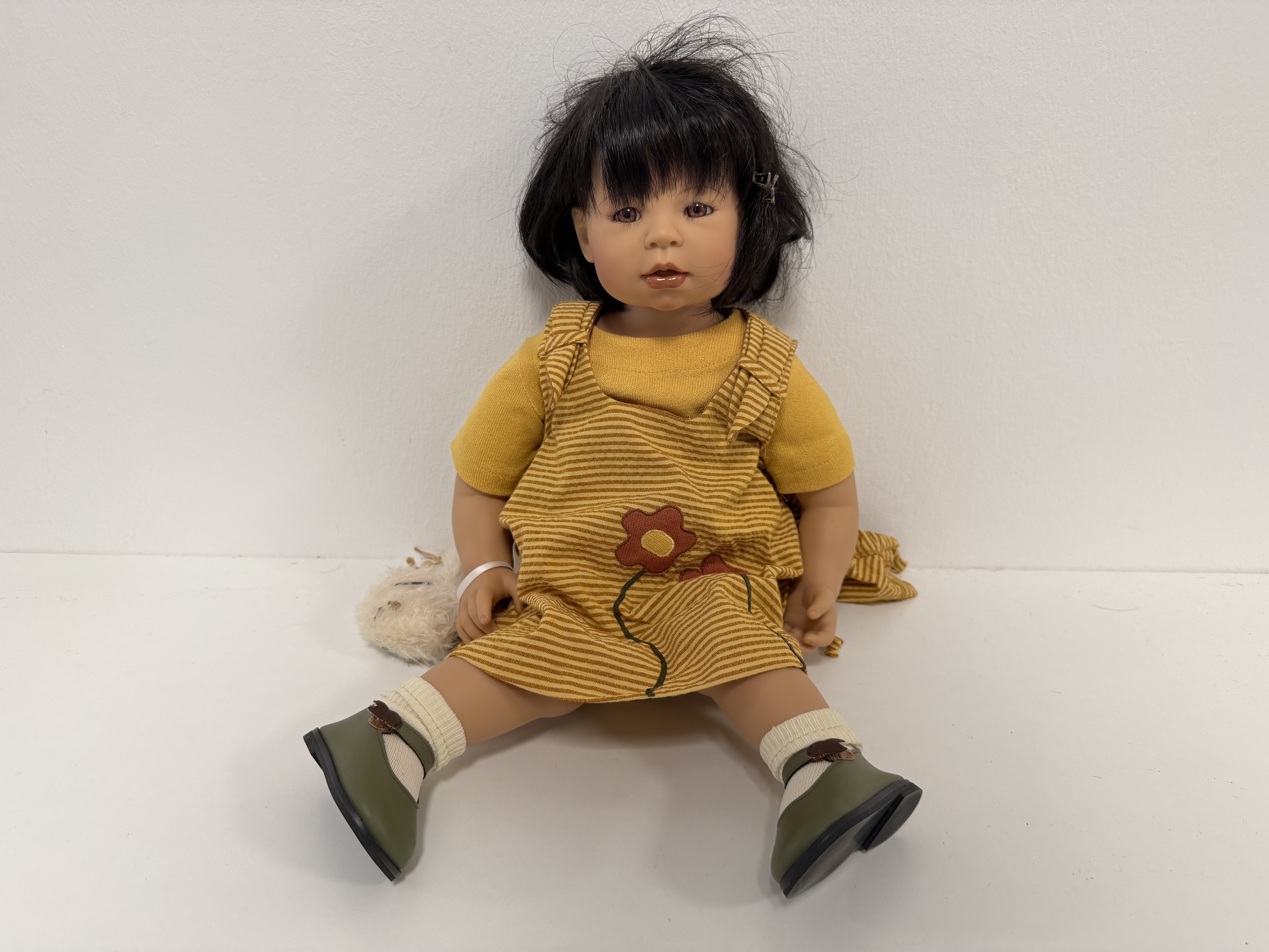 Bettine Klemm Künstlerpuppe Vinyl Puppe 57 cm. Top Zustand  