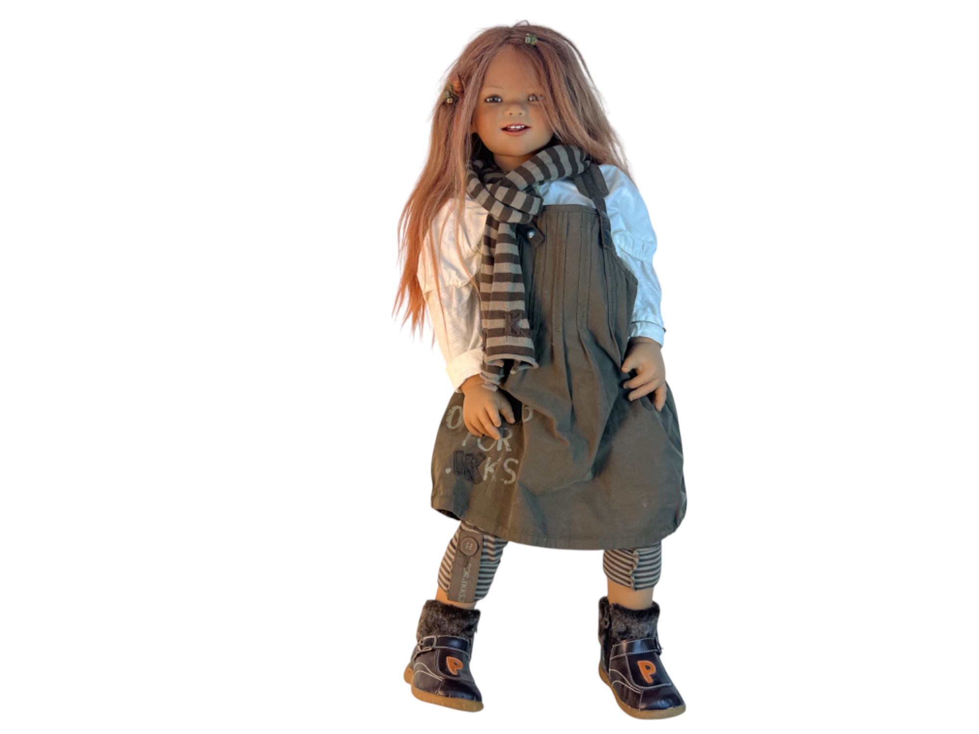 Künstlerpuppe Annette Himstedt Puppe 81 cm. Top Zustand
