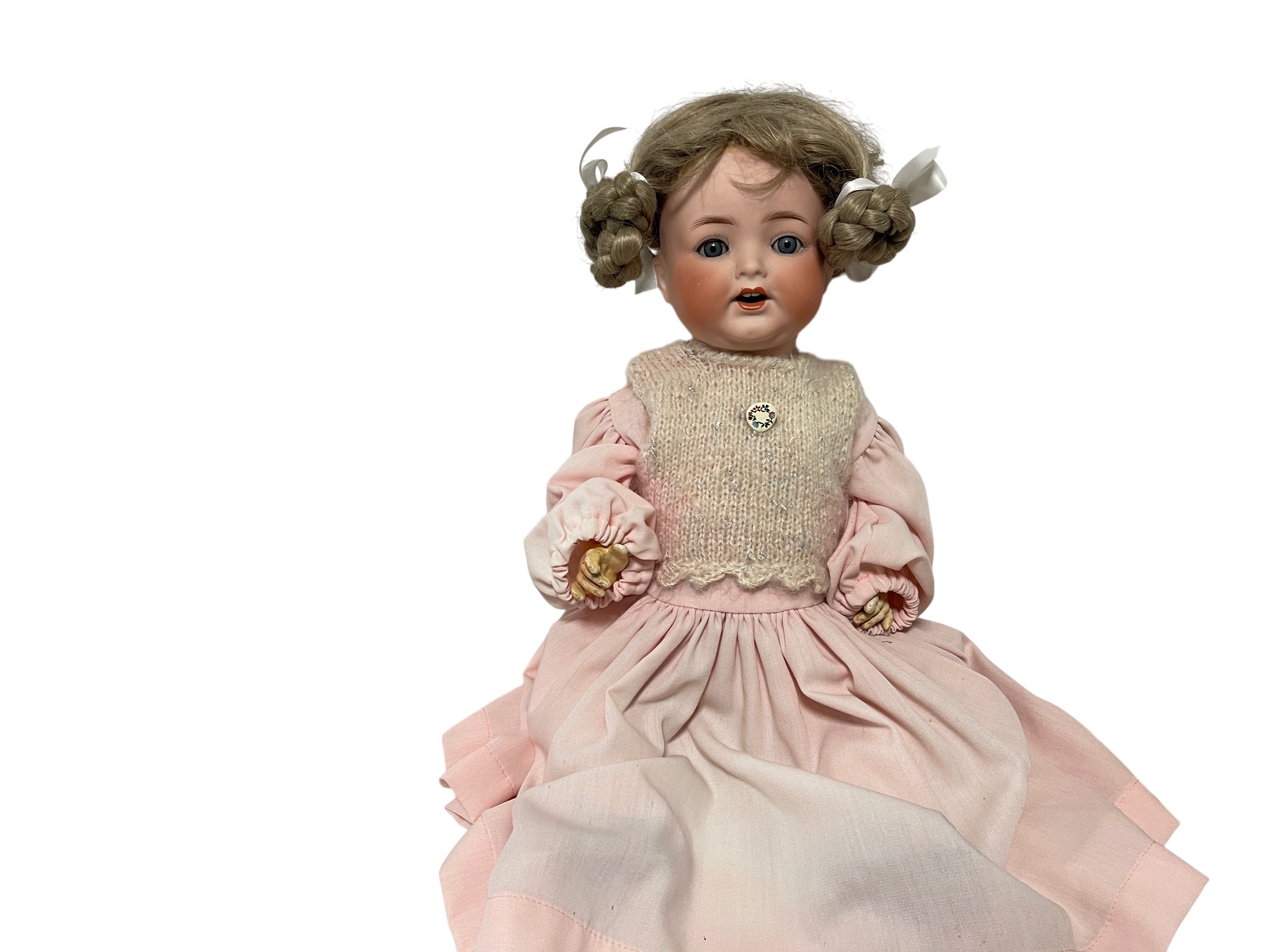 Künstlerpuppe Heubach Köppelsdorf Puppe 50 cm. Zustand siehe Fotos