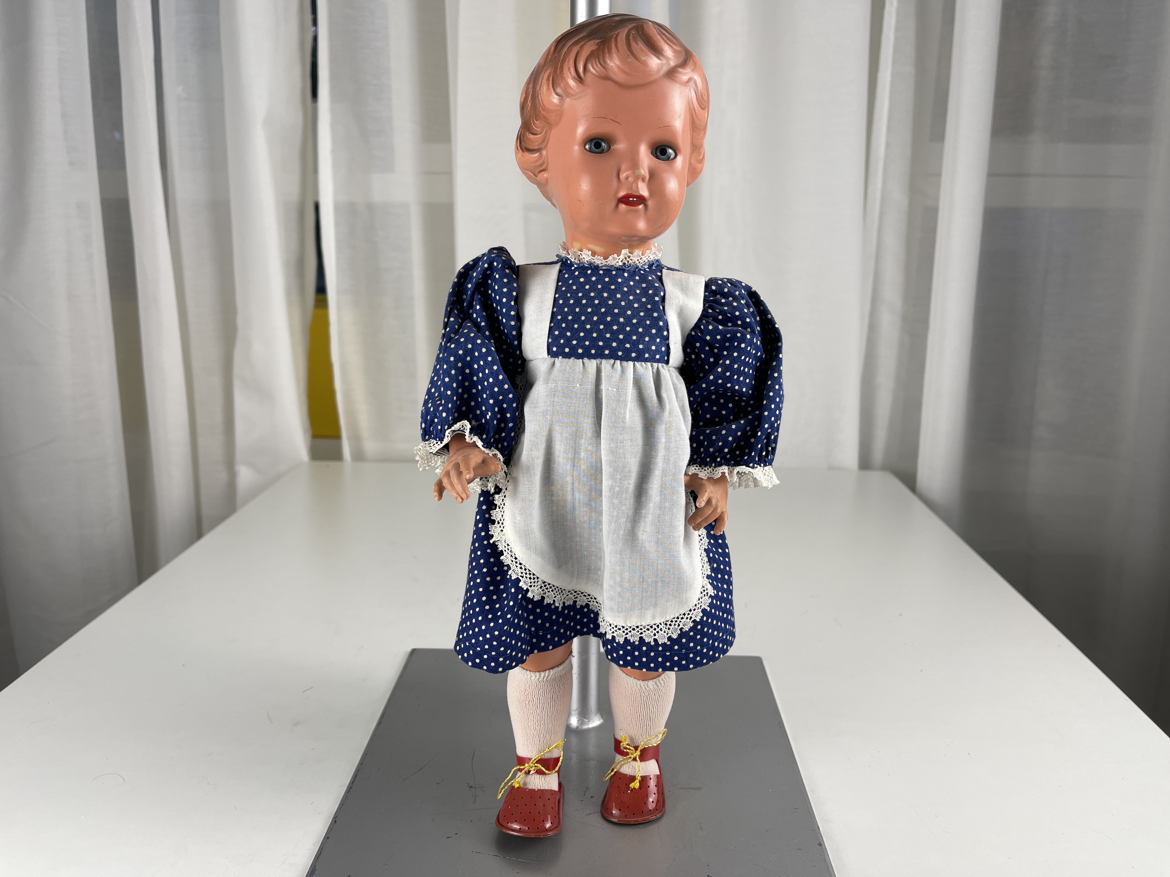 Schildkrötpuppe Tortulon Puppe 40 cm. Zustand siehe Fotos 