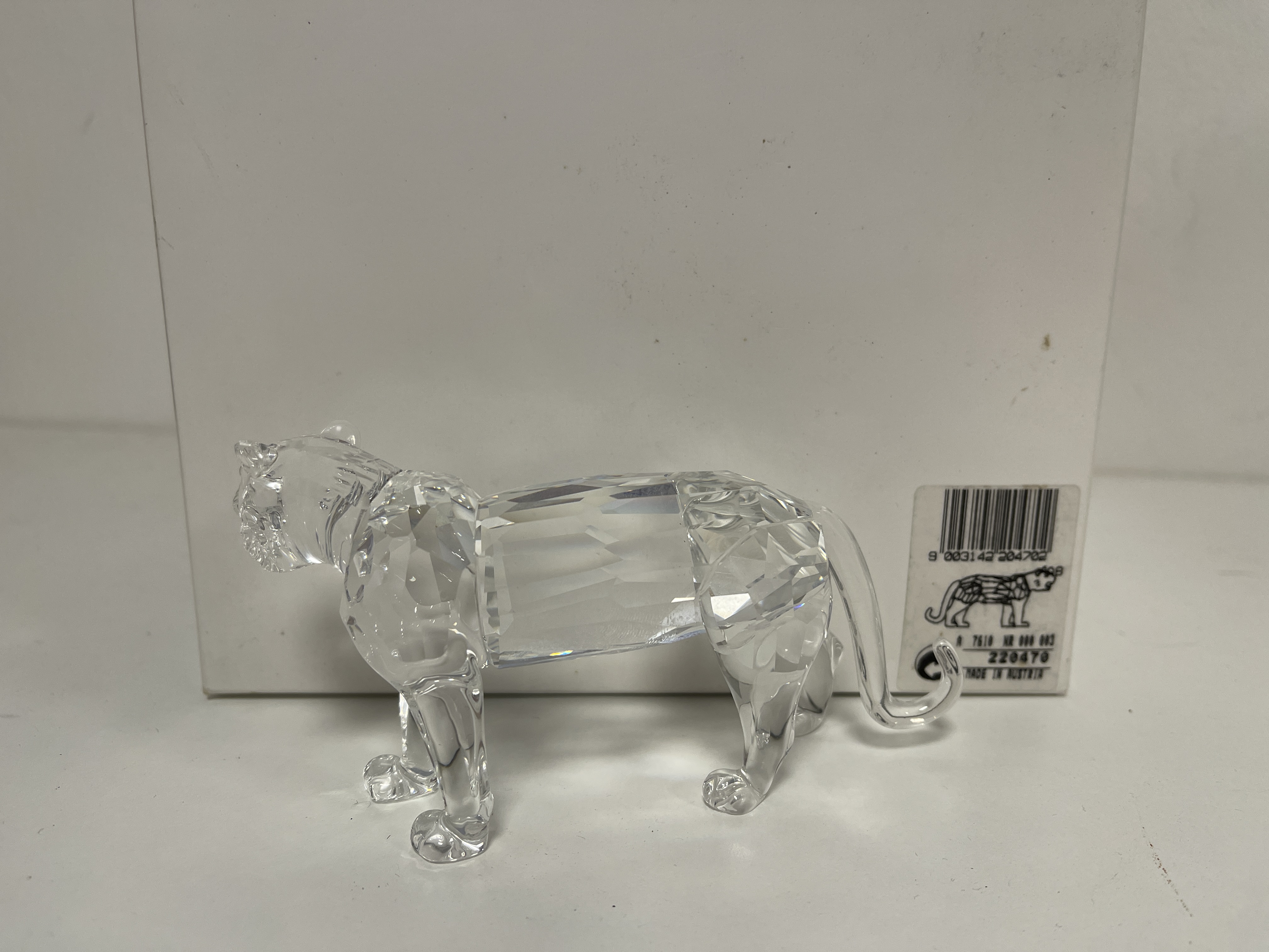 Swarovski Figur 220470 Tiger 13,5 cm. Ovp Zertifikat Top Zustand   