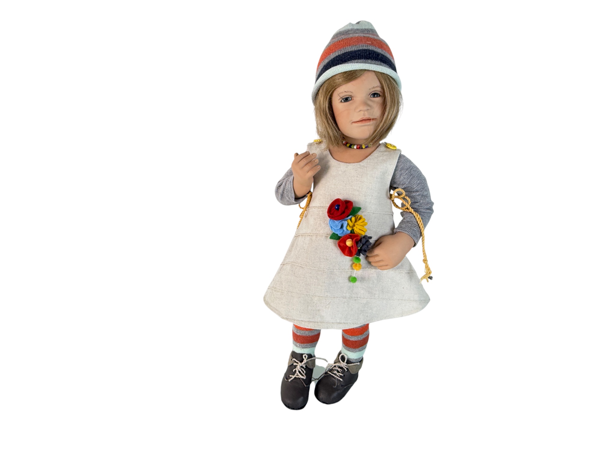 Giesela Scheper Sammler Künstlerpuppe Porzellan Puppe 40 cm. Top Zustand