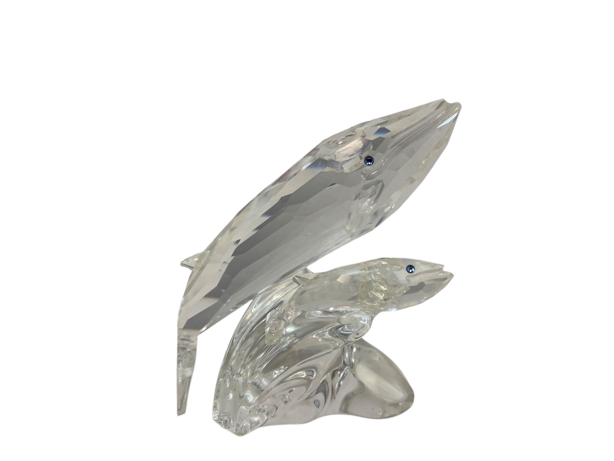 Swarovski Figur 164614 Jahresfigur 1992 Die Wale 11 cm. Top Zustand  