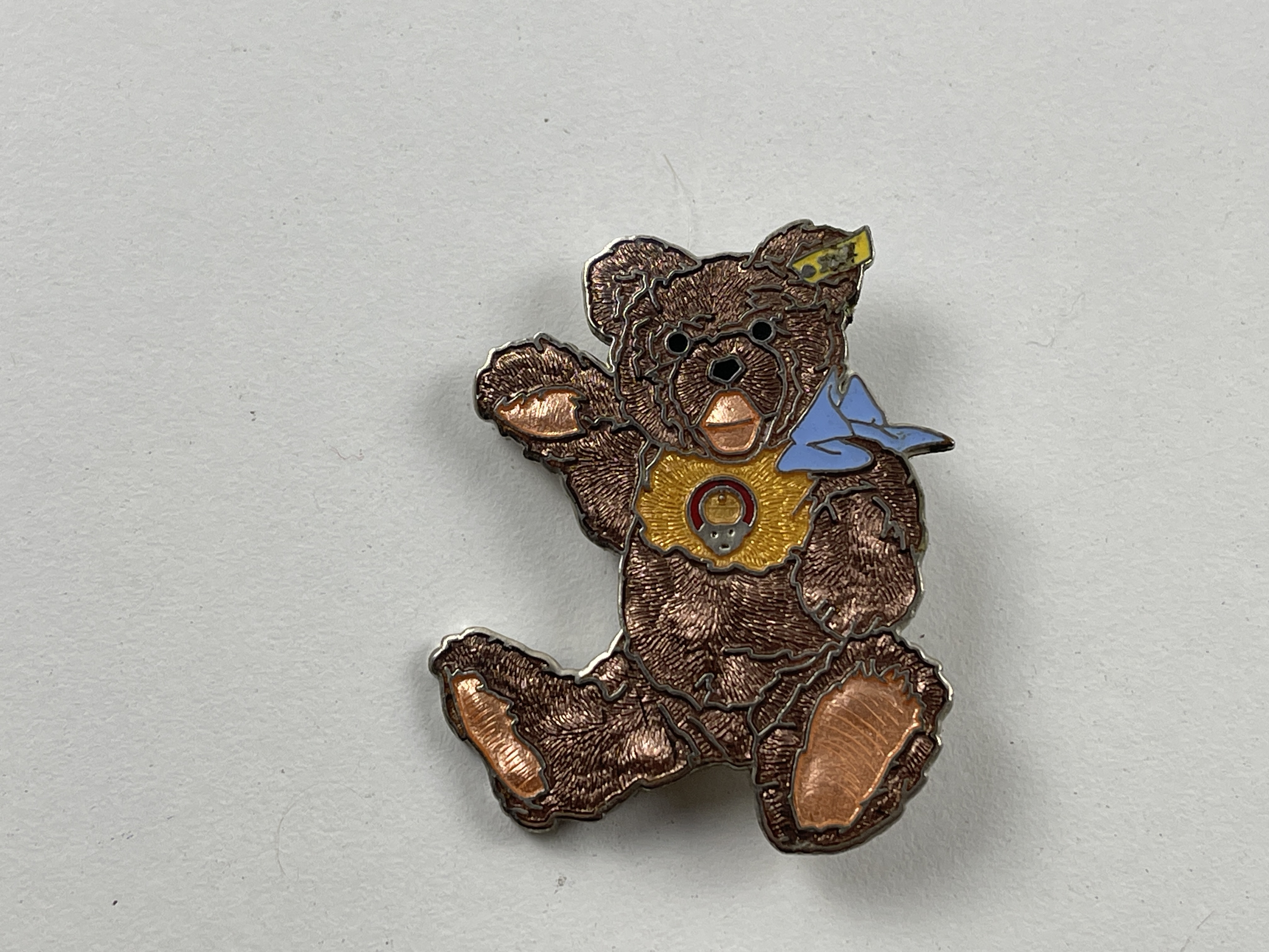 Steiff Teddy Brosche 5 cm. Top Zustand   