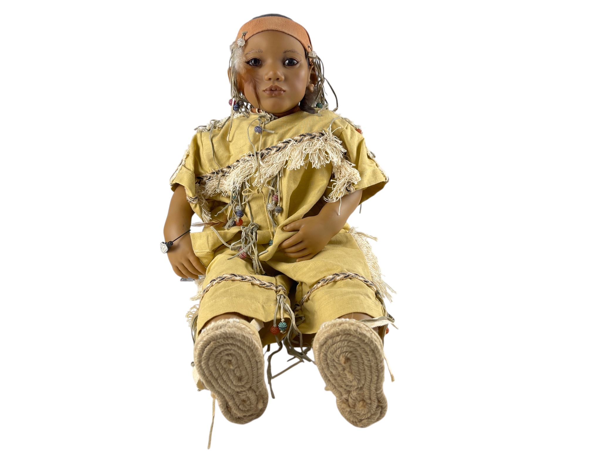 Künstlerpuppe Annette Himstedt Puppe Takuma 60 cm Zustand siehe Fotos