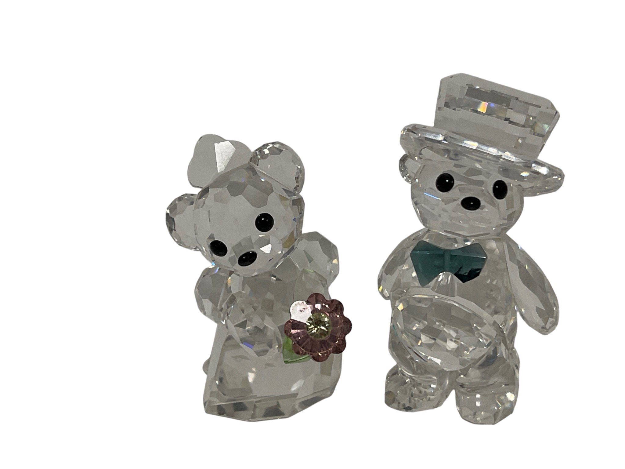 Swarovski Figur 842936 Kris Bär Du & Ich Hochzeit 5 cm. Top Zustand