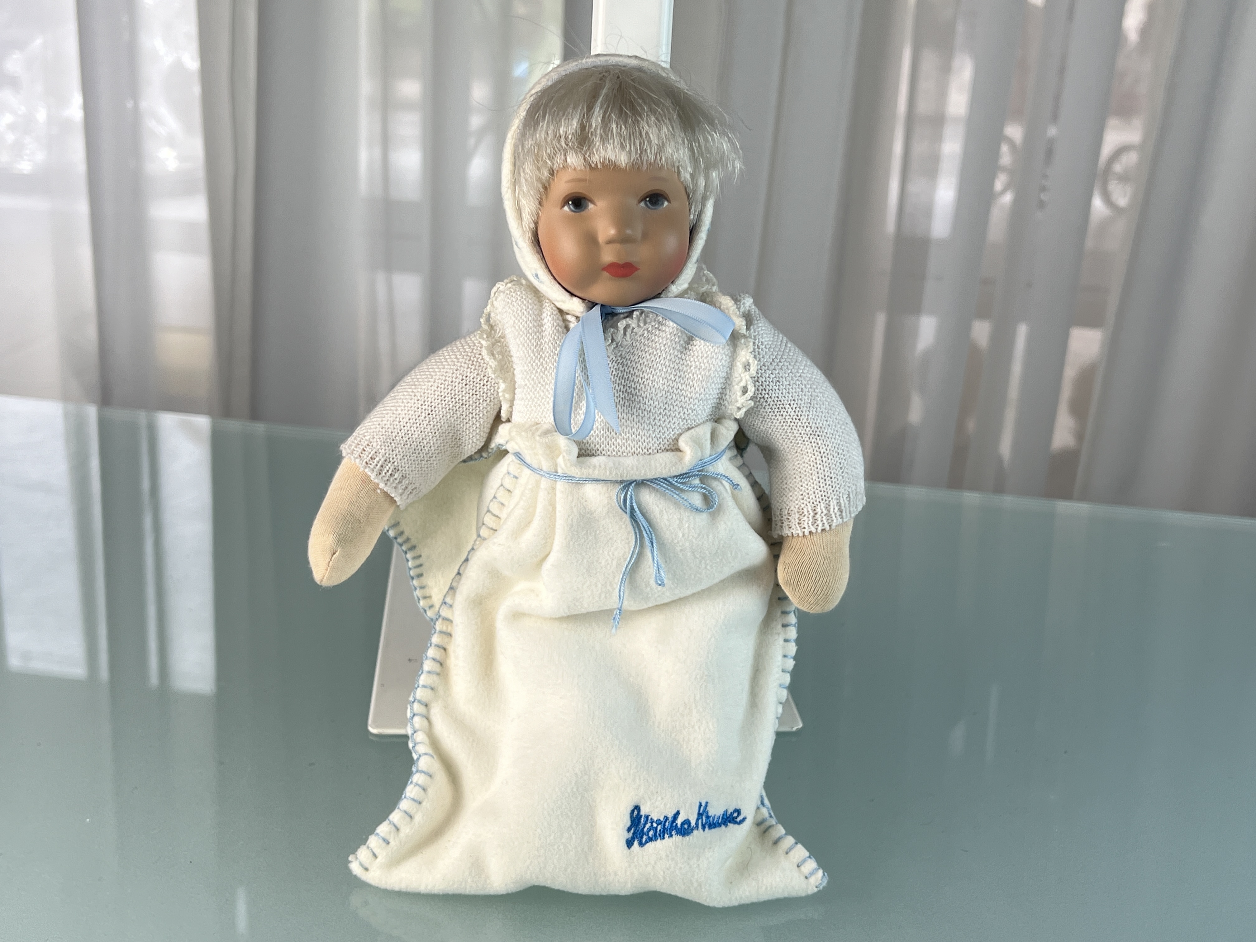 Käthe Kruse Puppe Sammlerpuppe 25 cm Top Zustand - Siehe Foto. 