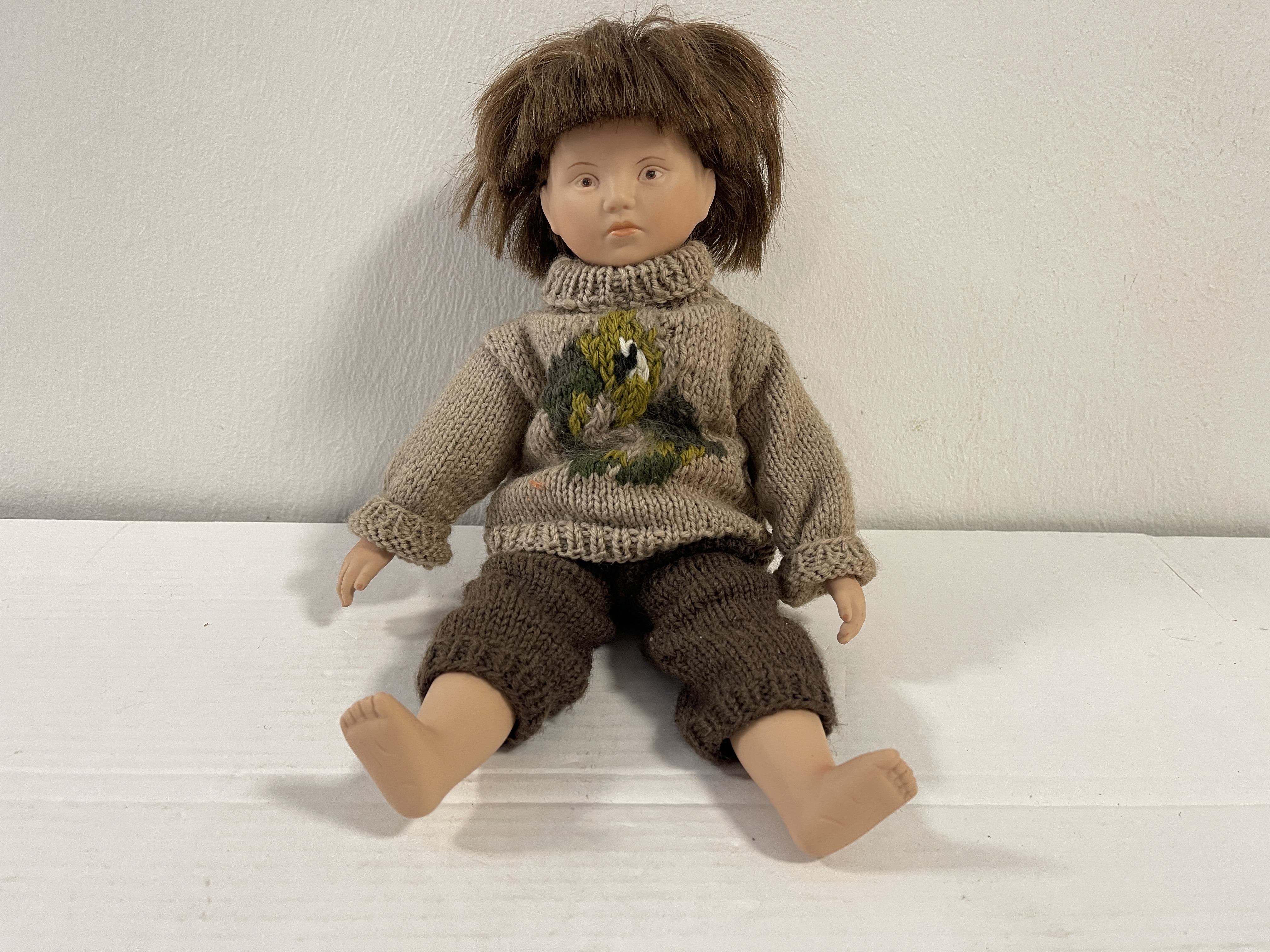 Regina Trutzl Porzellan Künstlerpuppe Puppe 30 cm. Top Zustand  