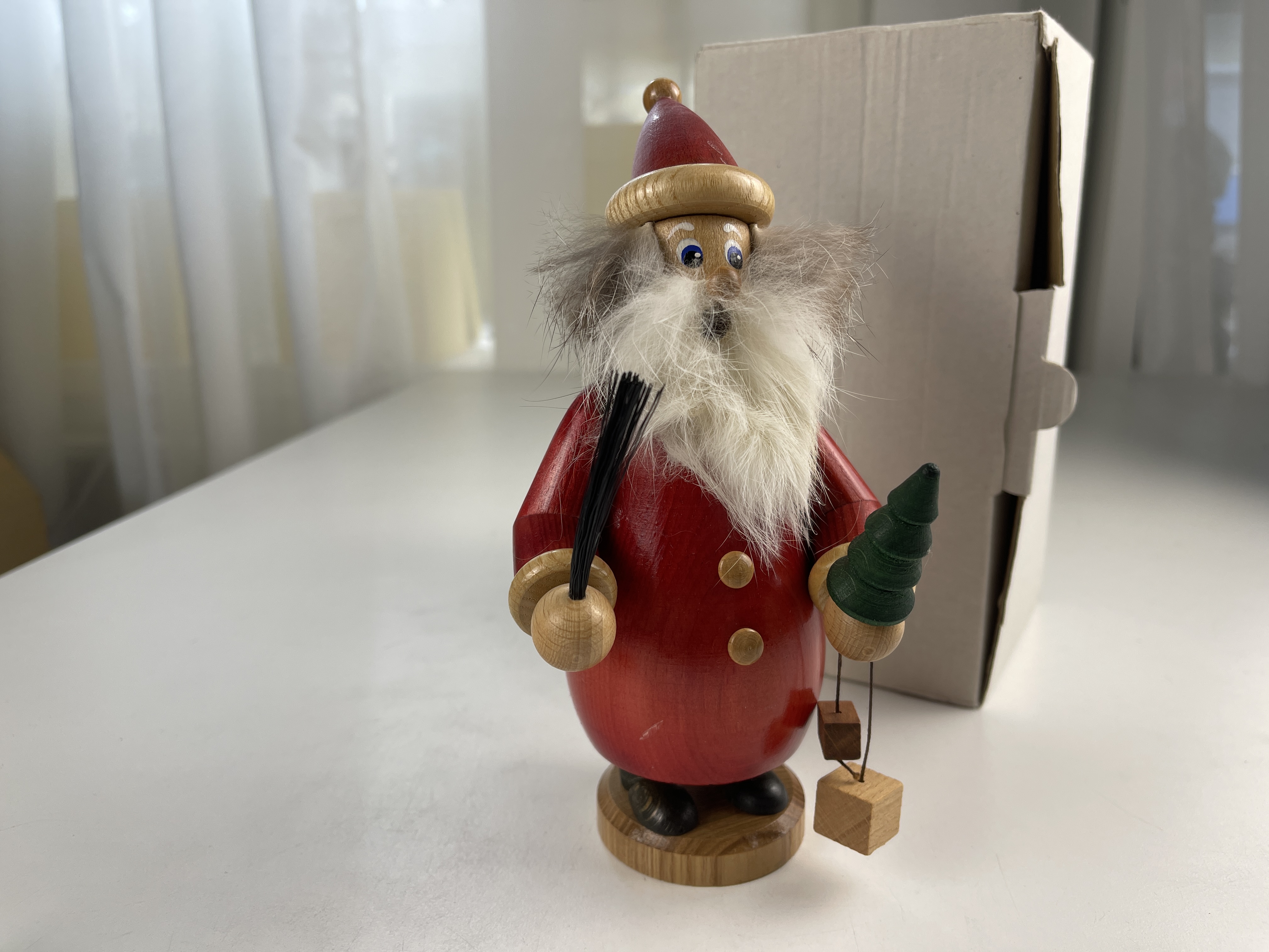 Erzgebirge Figur Räuchermännchen 19 cm. Zustand siehe Fotos  