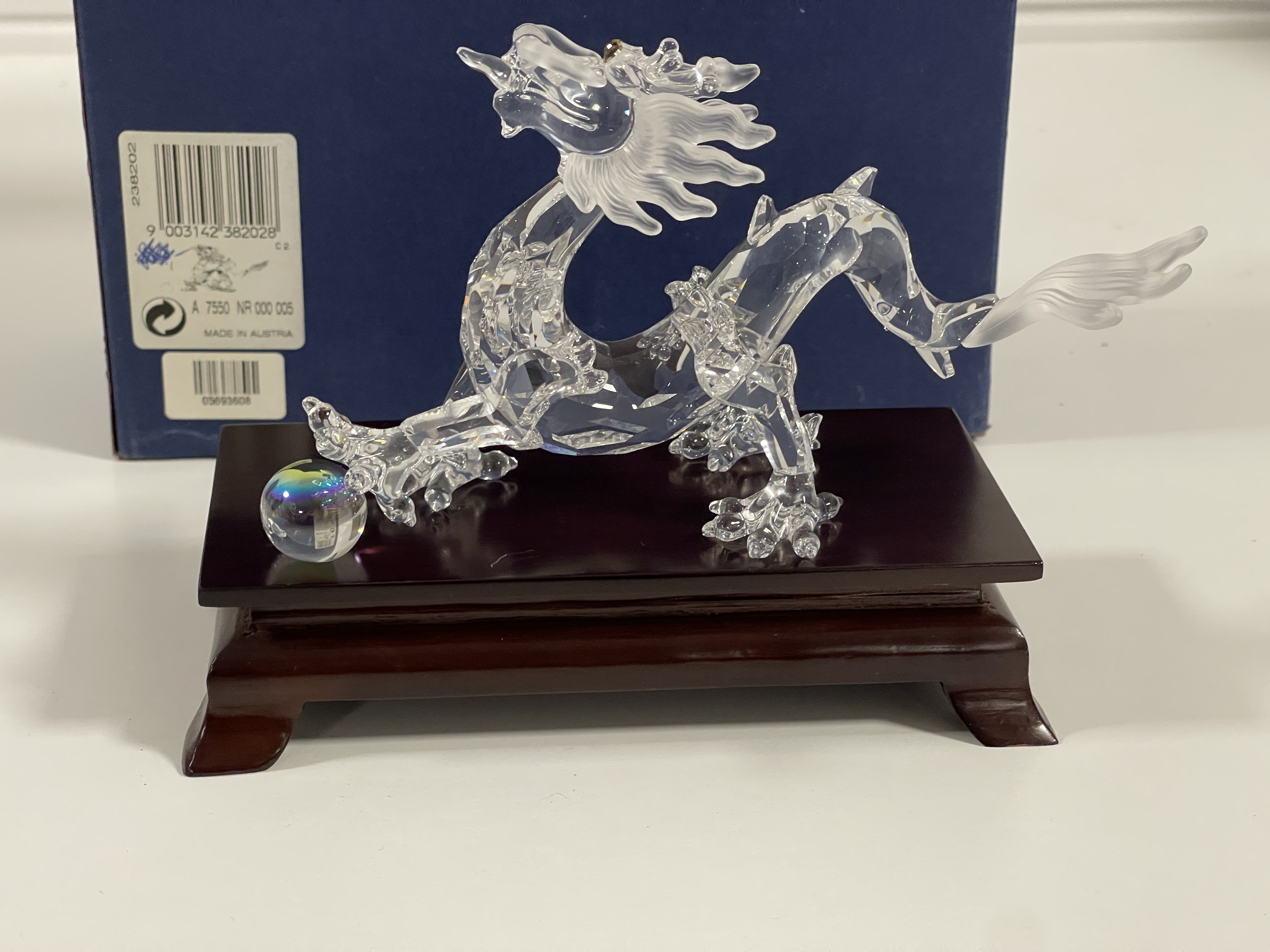 Swarovski Figur 238202 Zodiak Drache 15 cm. Mit Ovp & Zertifikat - Top Zustand