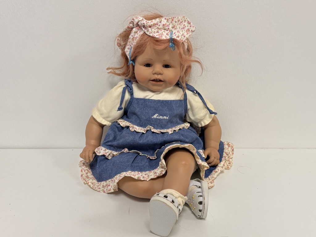 Brigitte Leman Künstlerpuppe Vinyl Puppe 63 cm. Top Zustand 