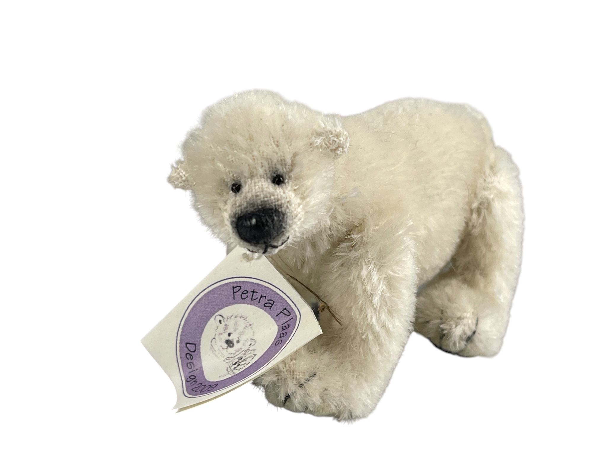 Künstlerbär Stofftier Teddybär Petra Plaas 11,5 cm. - Top Zustand.     