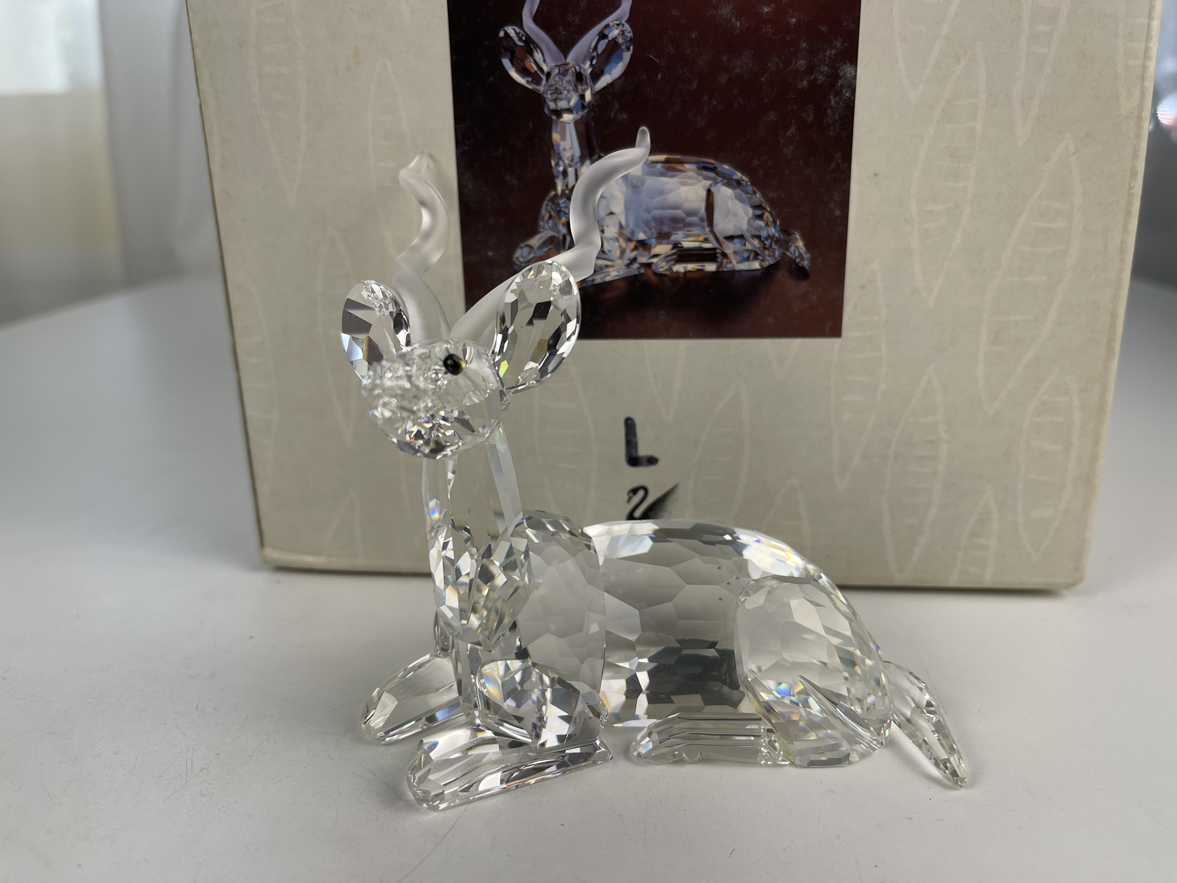 Swarovski Figur 175703 Jahresfigur Kudu 10,5 cm. Mit Ovp & Zertifikat. Top Zustand   