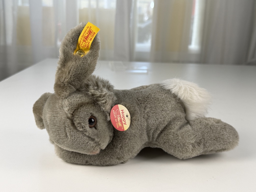 Steiff Tier 082191 Hase 16 x 22 cm. Top Zustand    