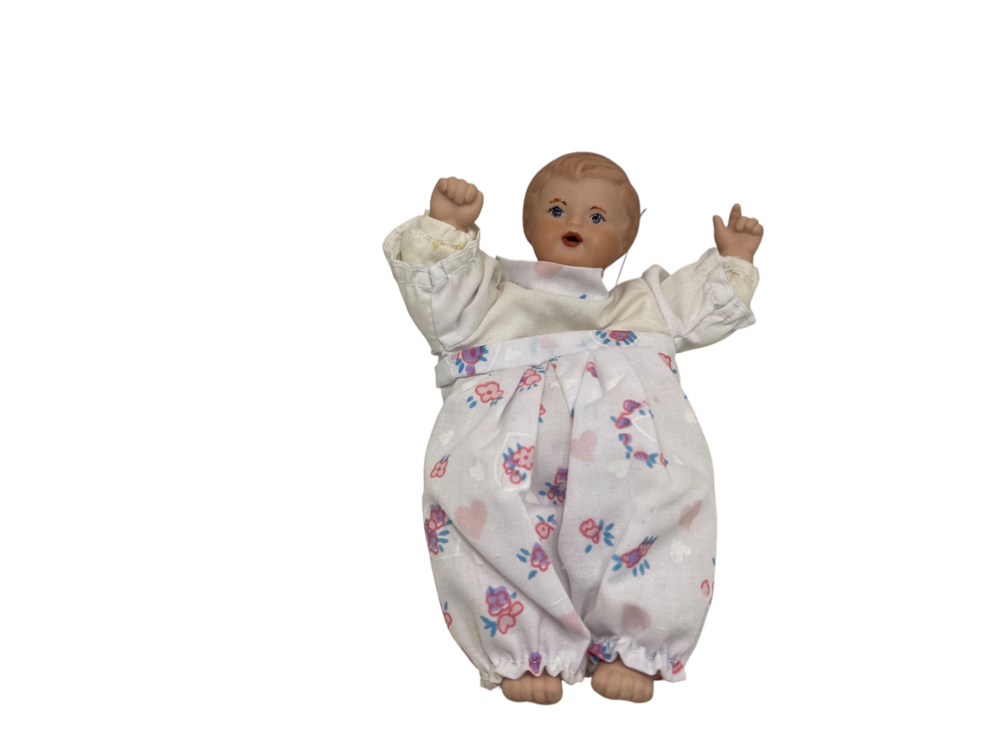 Sammler Puppe Porzellan Puppe 17 cm. Zustand siehe Fotos