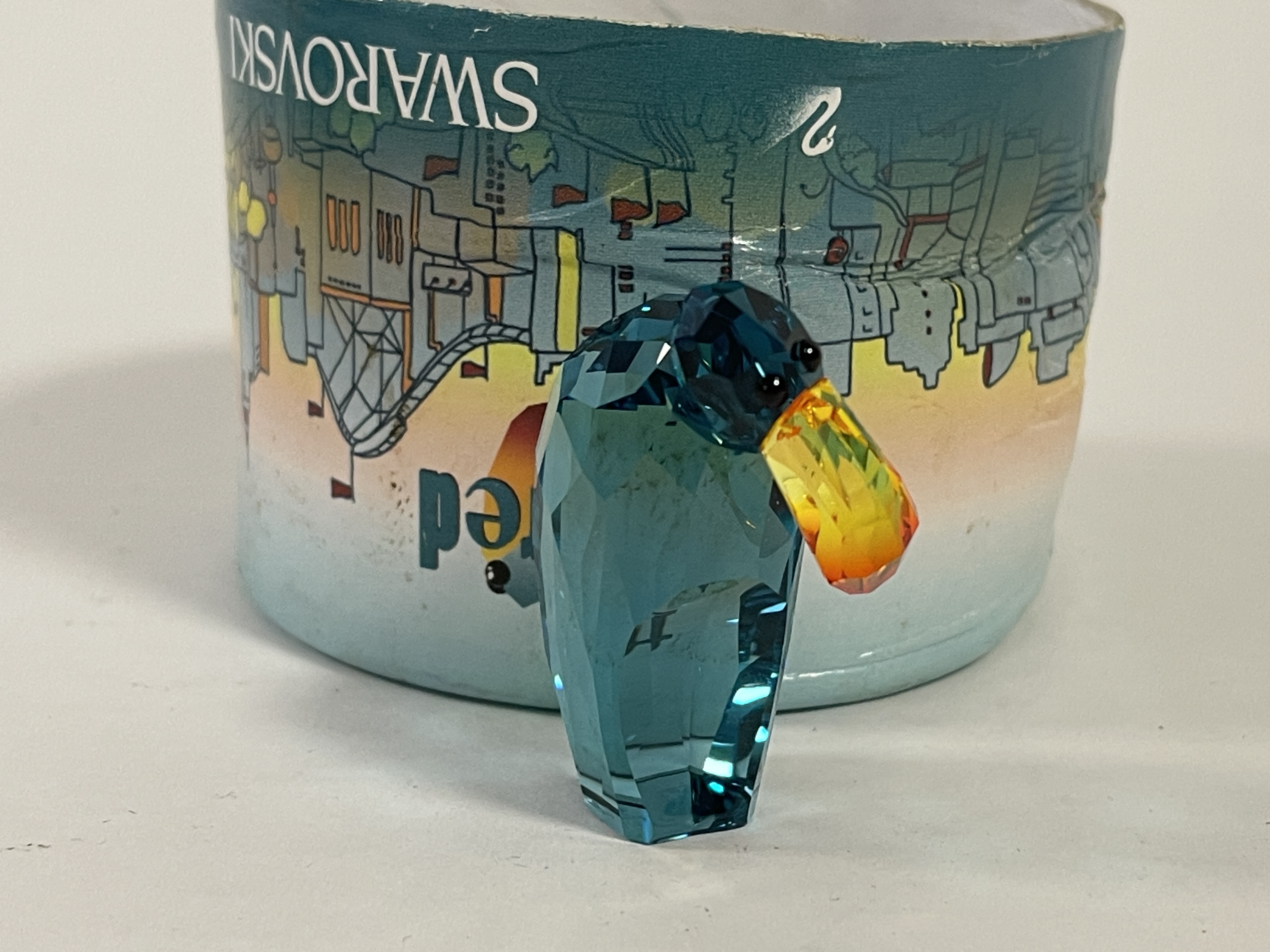 Swarovski Figur 1132546 Vogel Fred 4,4 cm + OVP & Zertifikat. Top Zustand 
