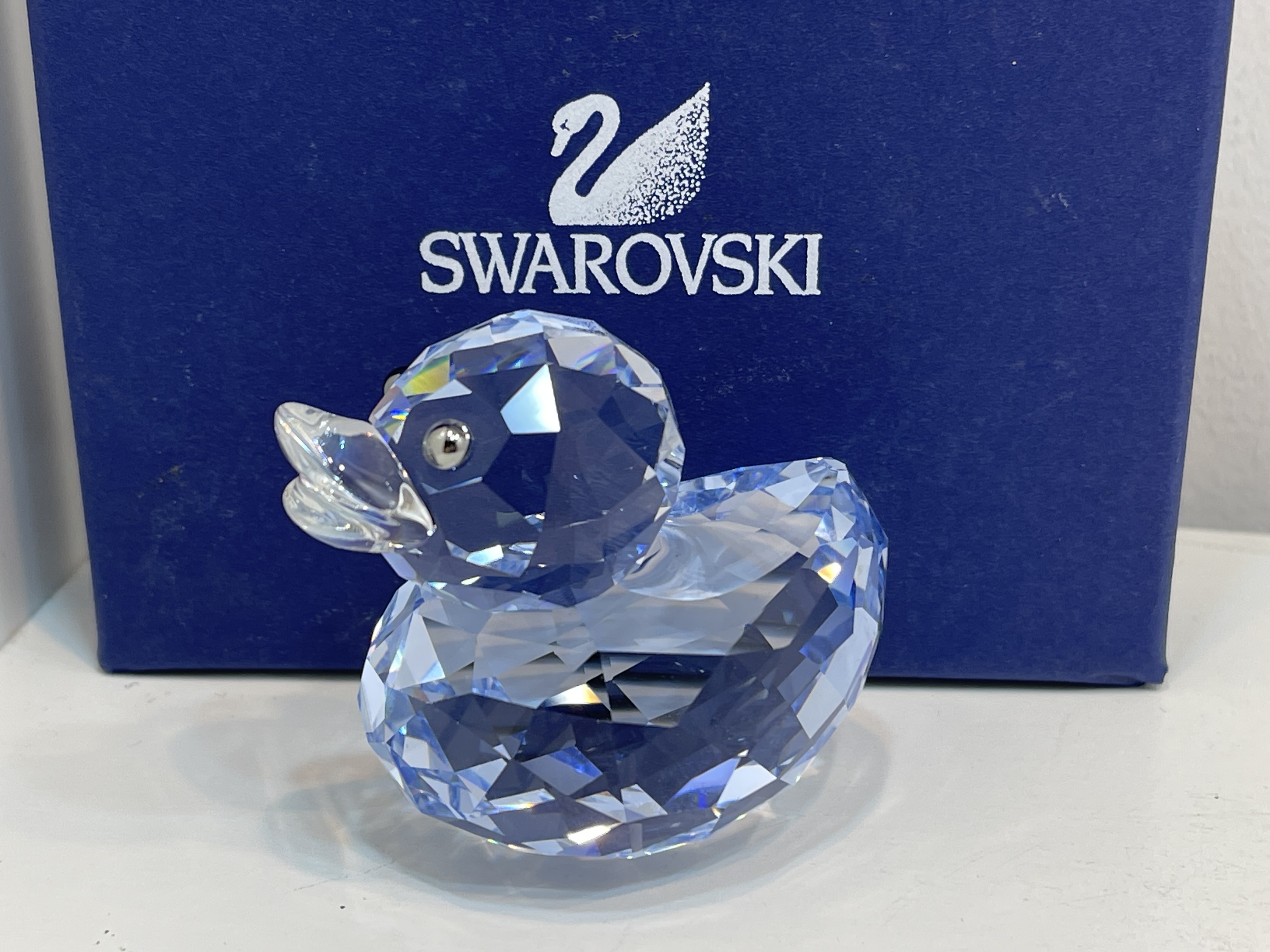 Swarovski Figur 1041294 Happy Duck Jolly Jay 5 cm + Kiste. Top Zustand 