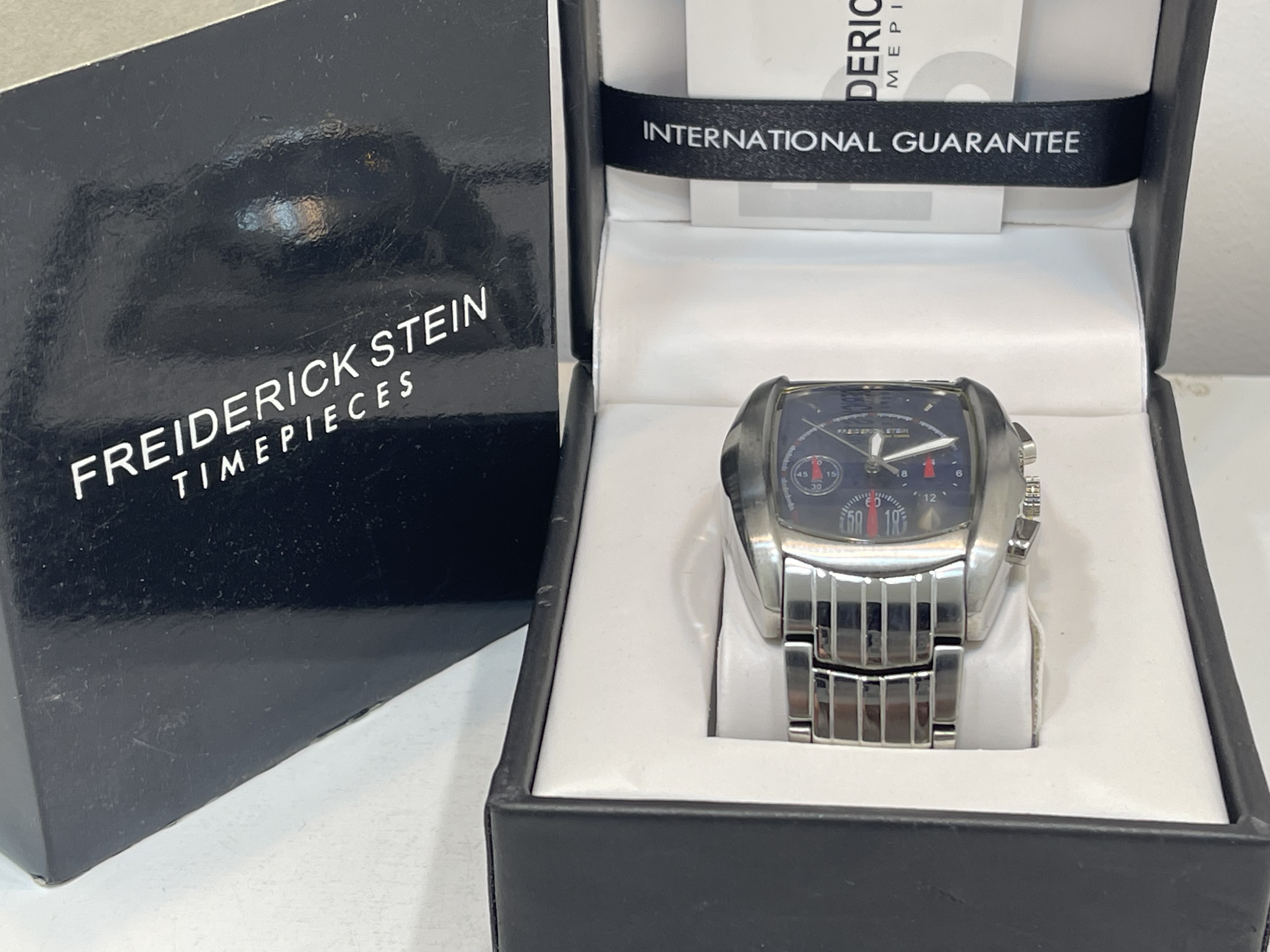 Freiderick stein Herren Armbanduhr Wasserfest - Top Zustand